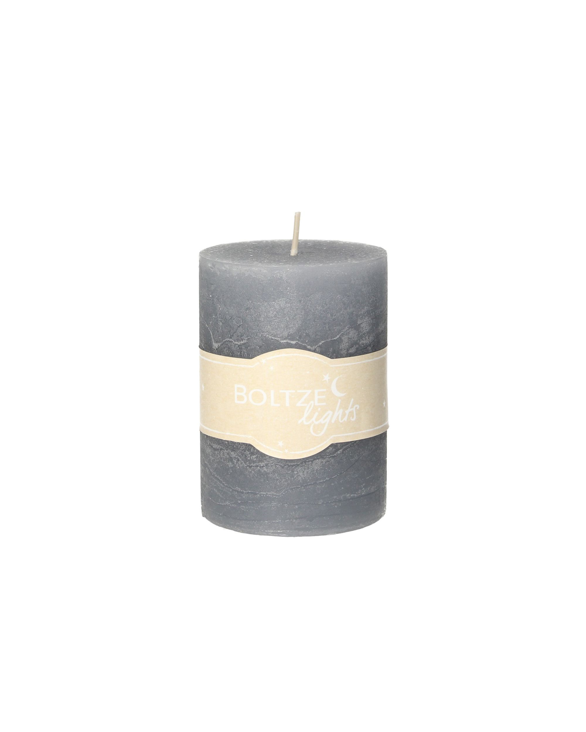 Kerze Lea 10cm grey (hover)