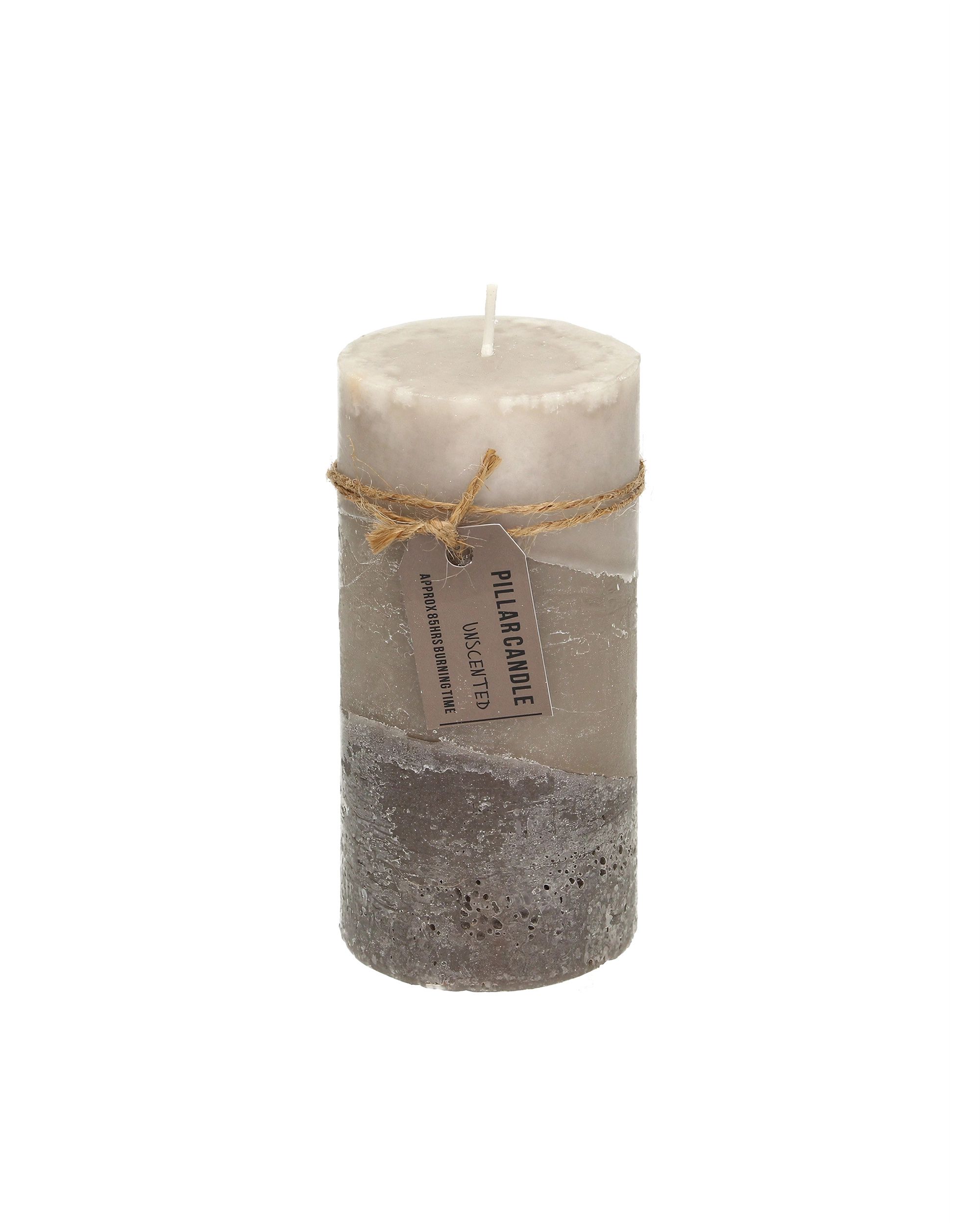 Kerze Lucia 14cm marble brown