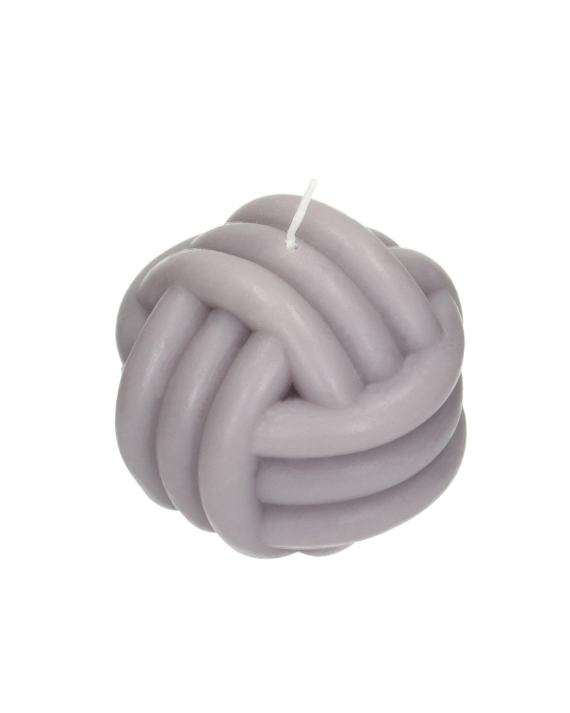 Kerze Zoya 8cm grey (hover)
