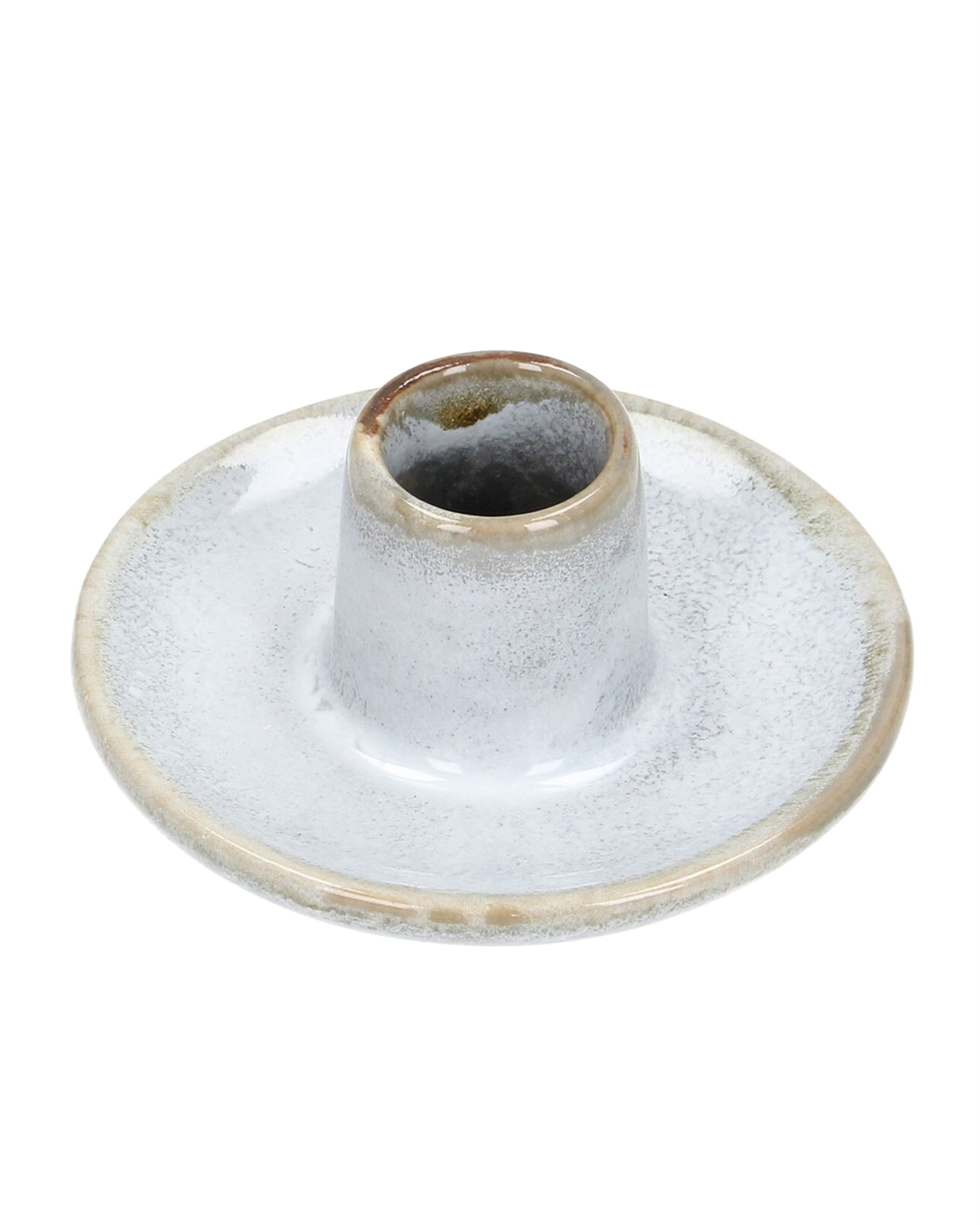 Leuchter Single 9x6cm grey