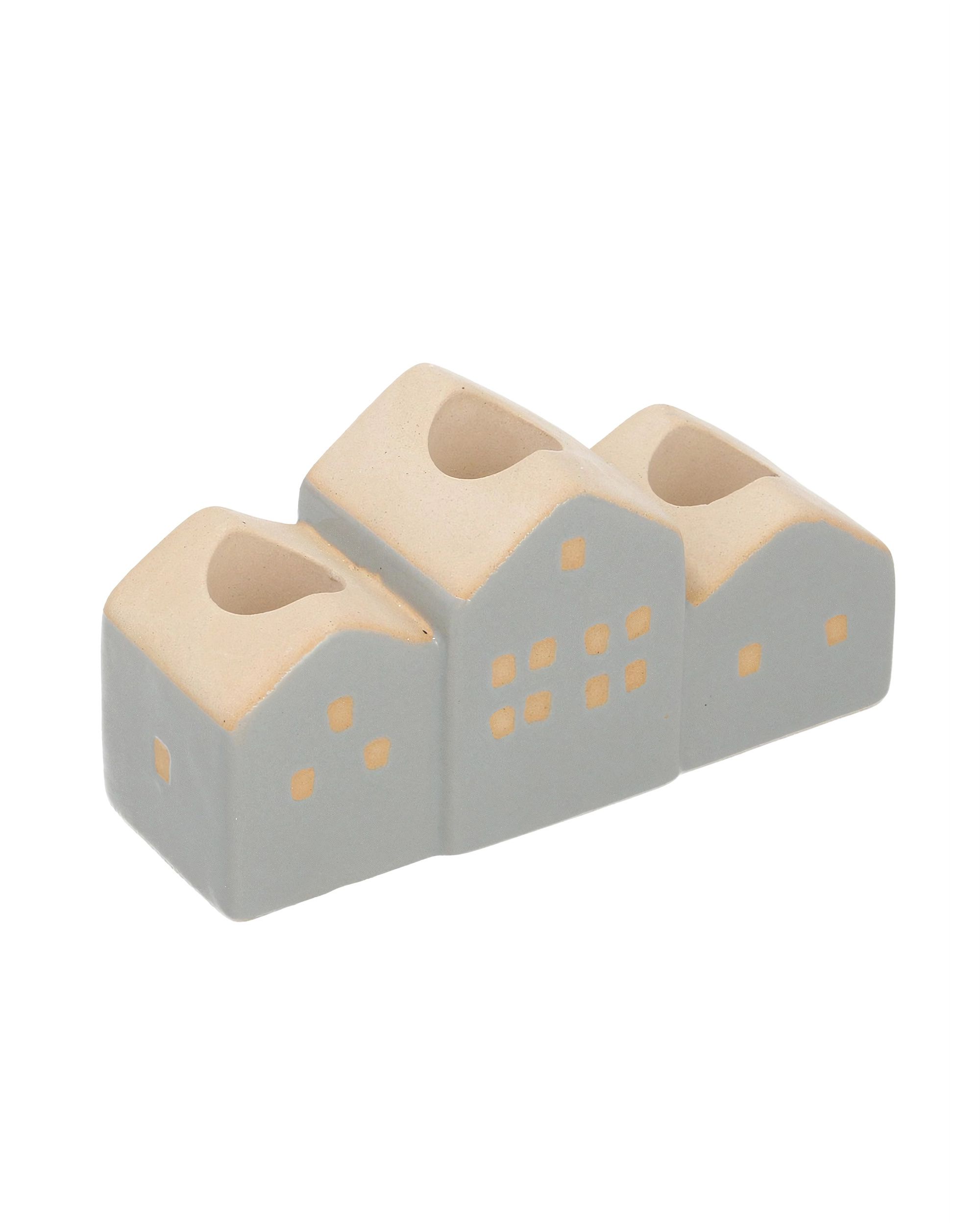 Lichthaus 13x5x7cm grau