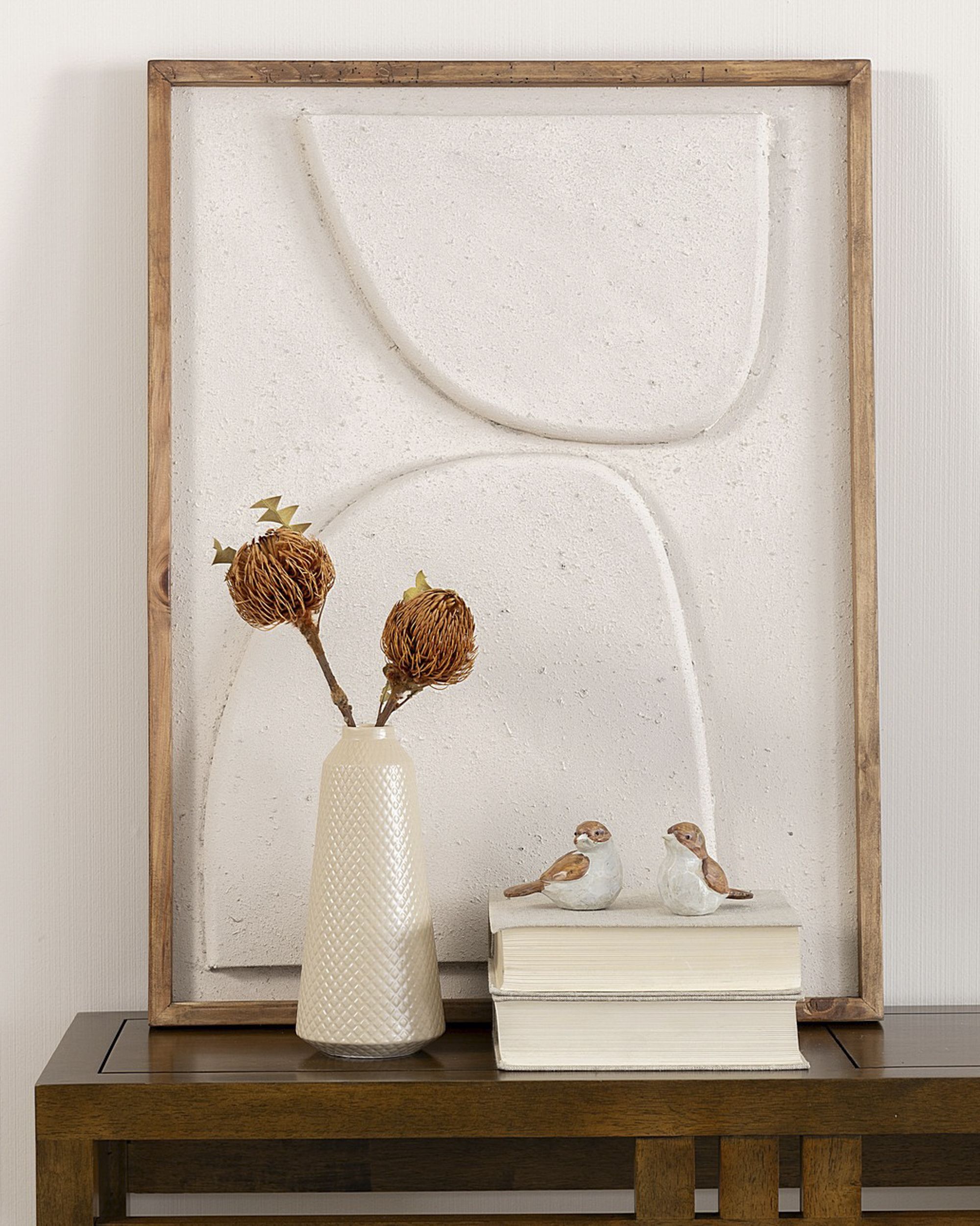 Wanddekoration Neutral Flow 82x4x62 cm (hover)