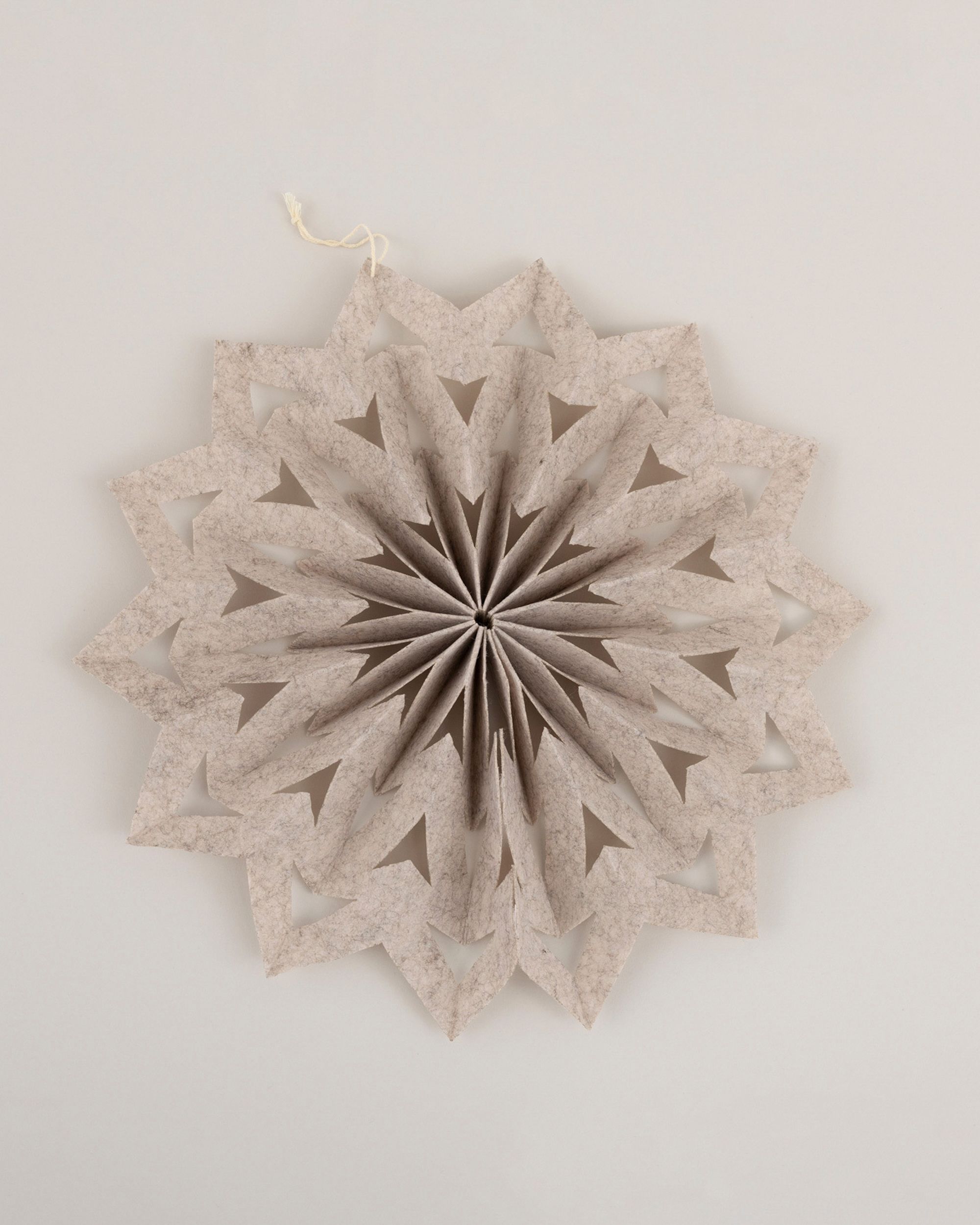 Filzstern Nivalis II beige 40 cm