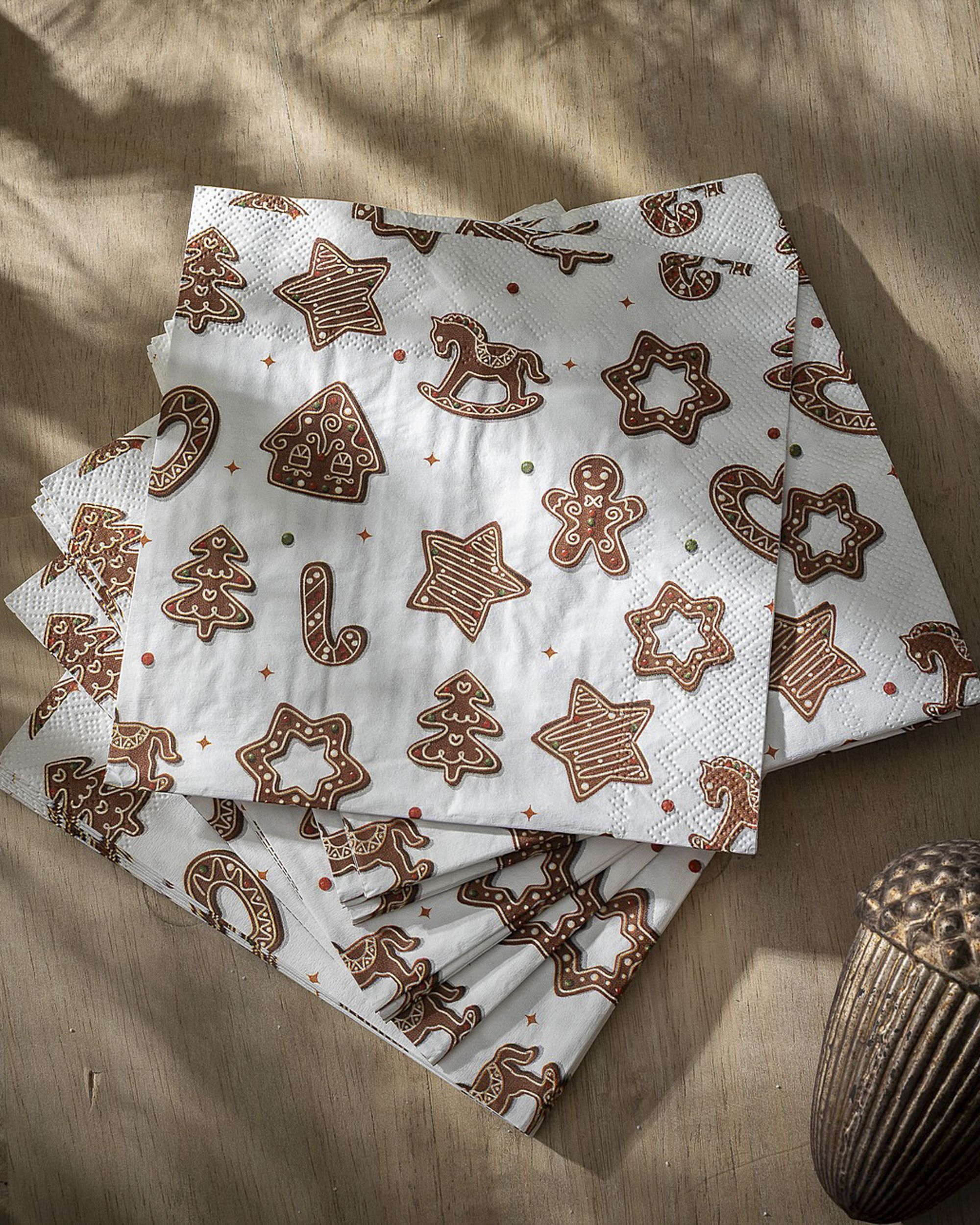 Weihnachtsservietten Cookie II 20 Stck. (hover)