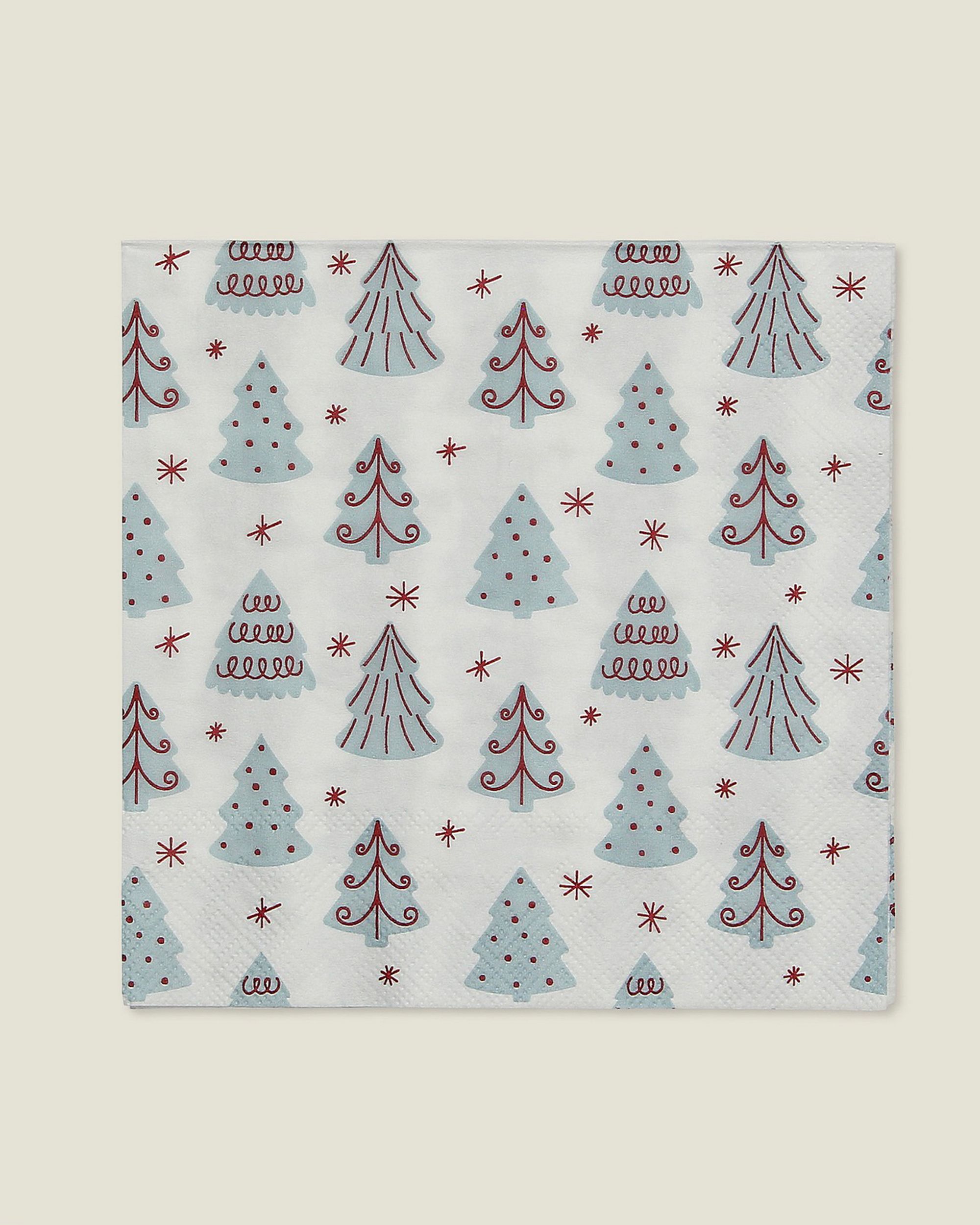 Weihnachtsservietten Winter Trees I 16x16 cm
