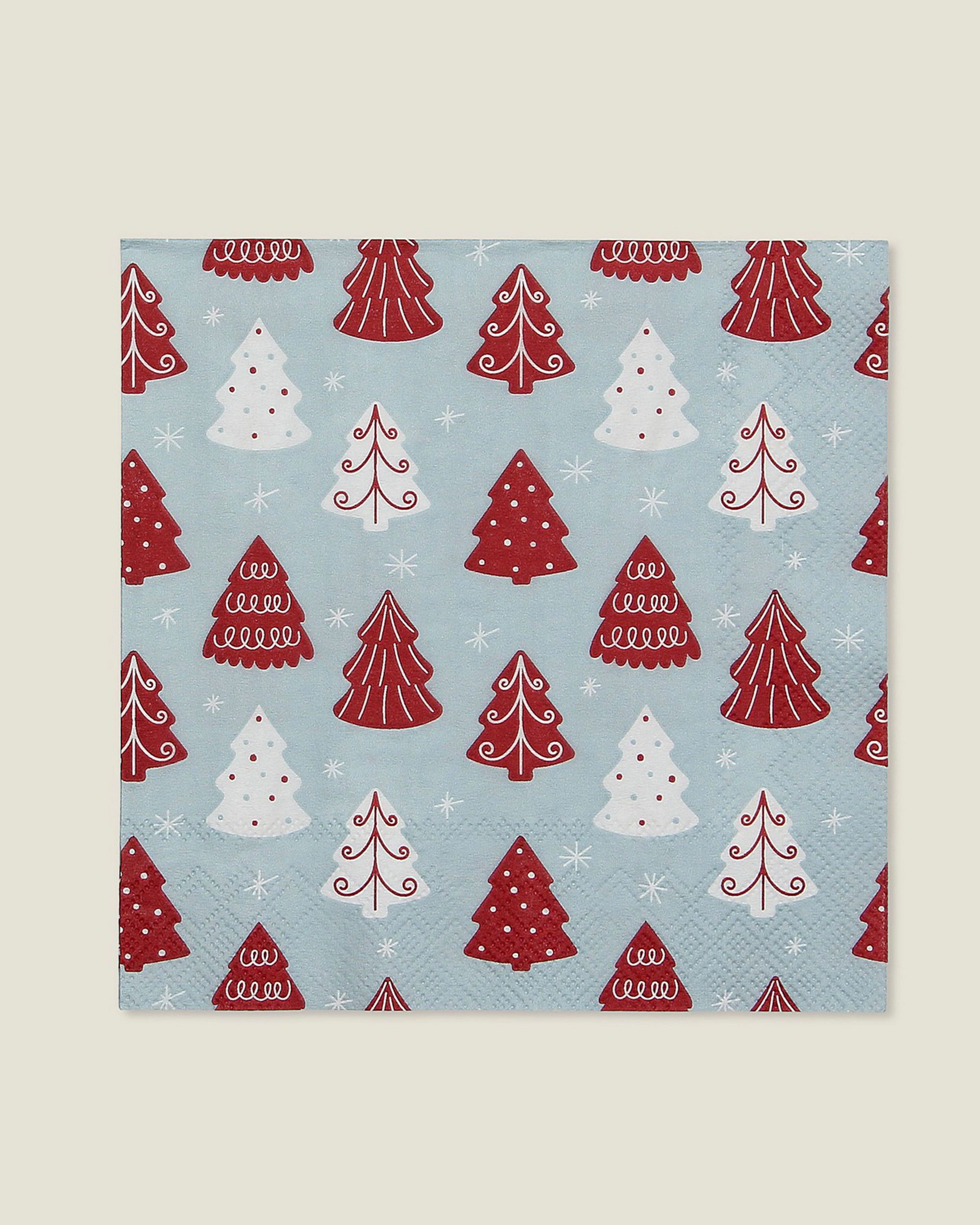 Weihnachtsservietten Winter Trees II 16x16 cm