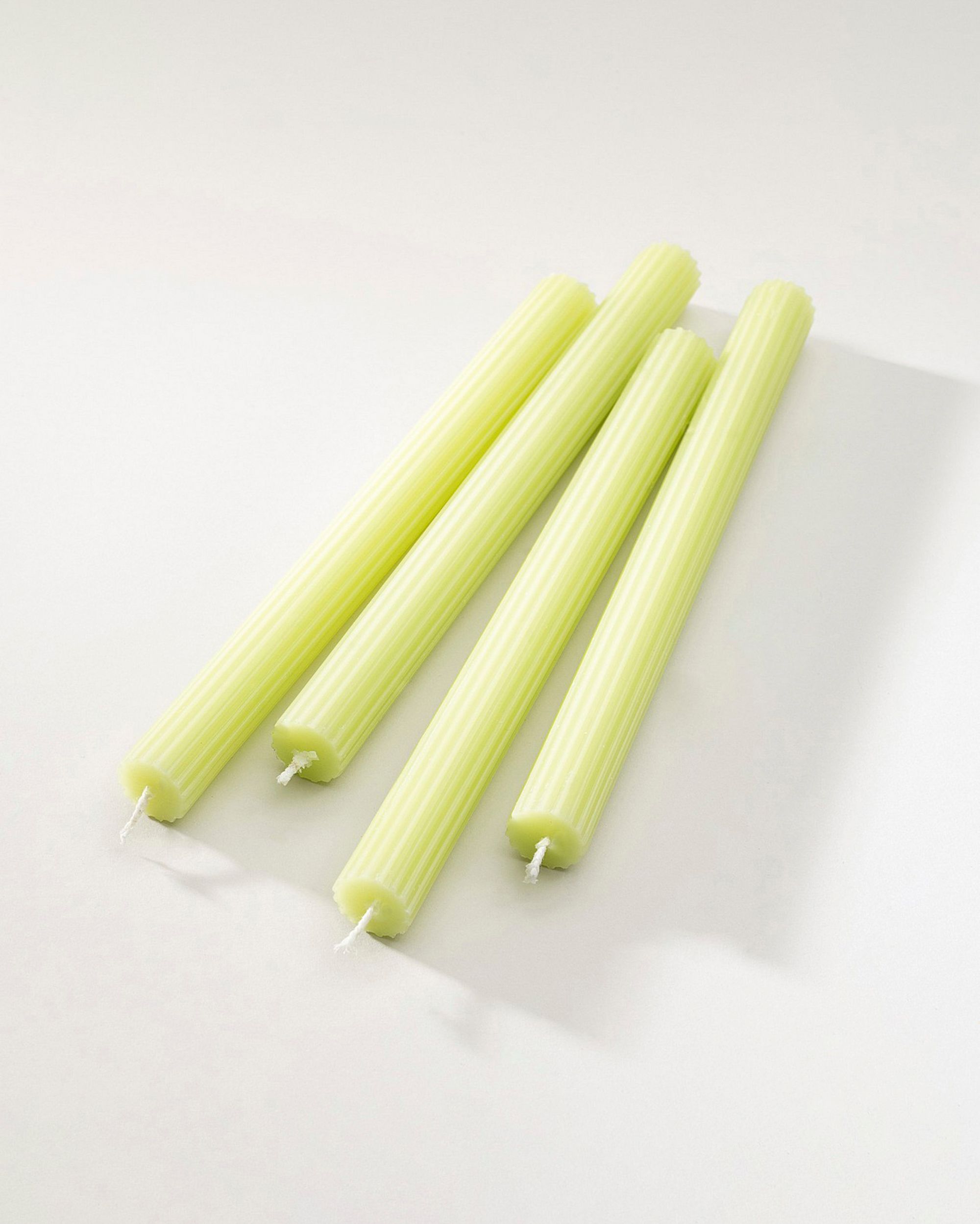 Dekokerzen-Set Lime 2x25 cm