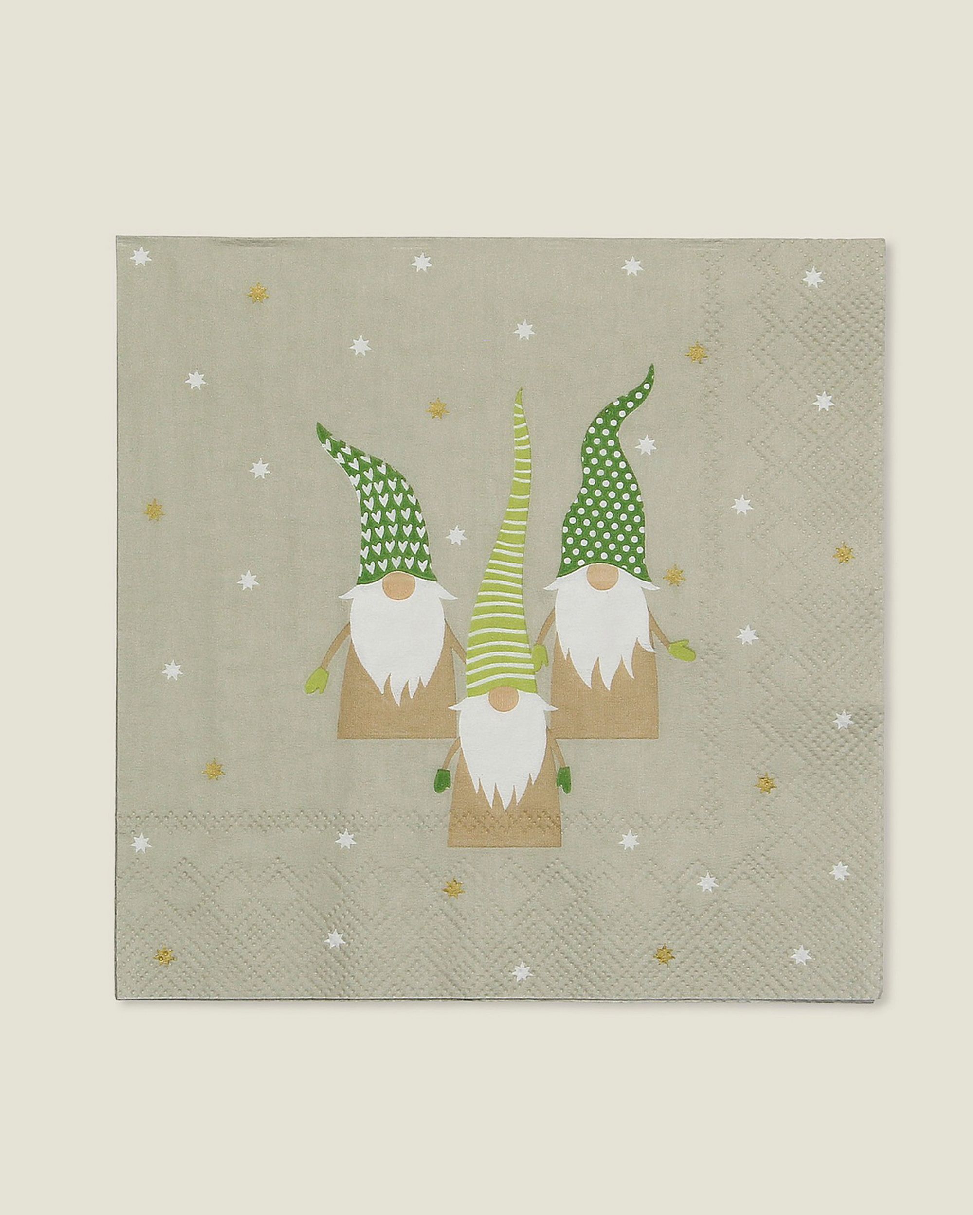 Weihnachtsservietten Gnomes 20 Stck.