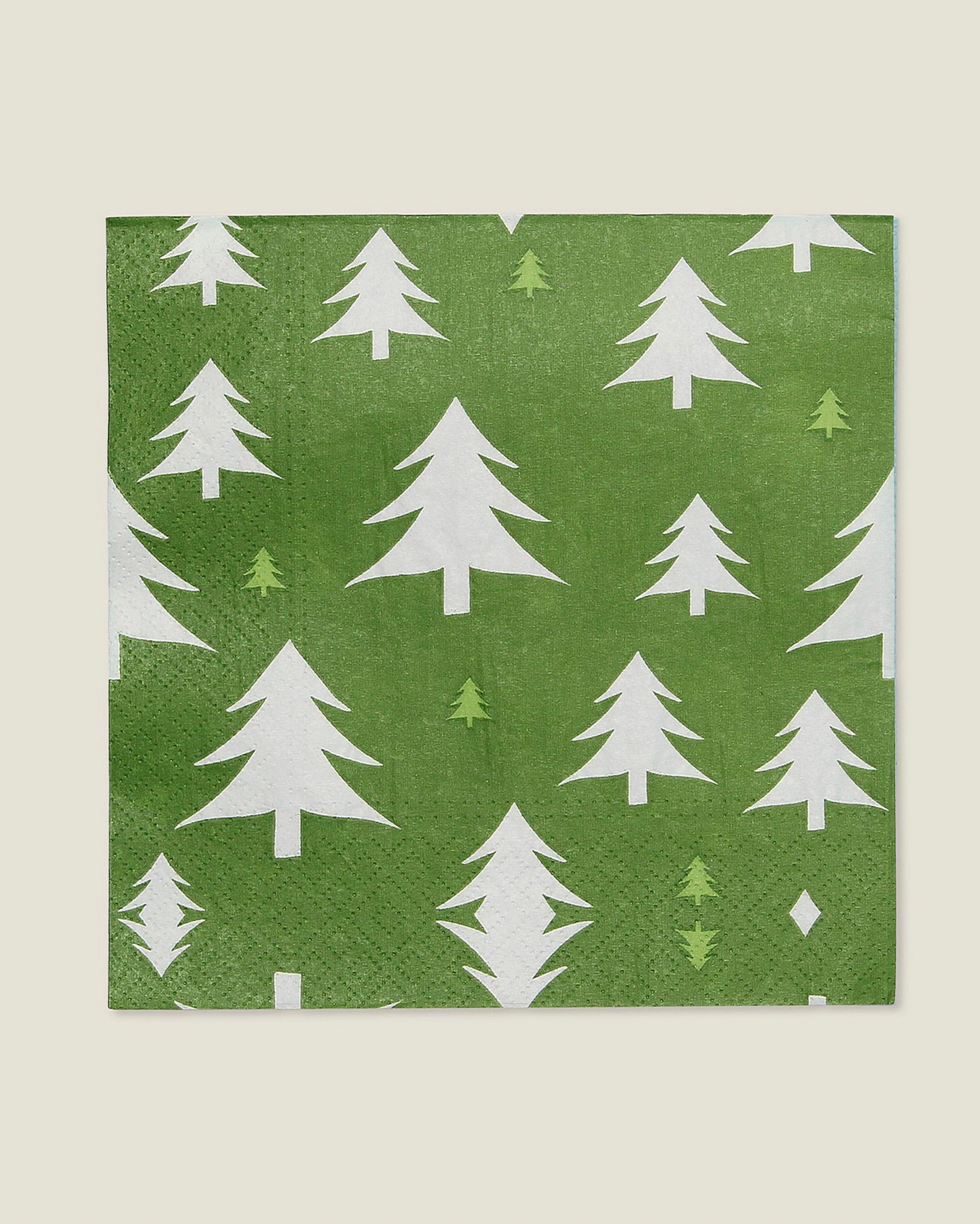 Weihnachtsservietten Green Trees I 20 Stck.