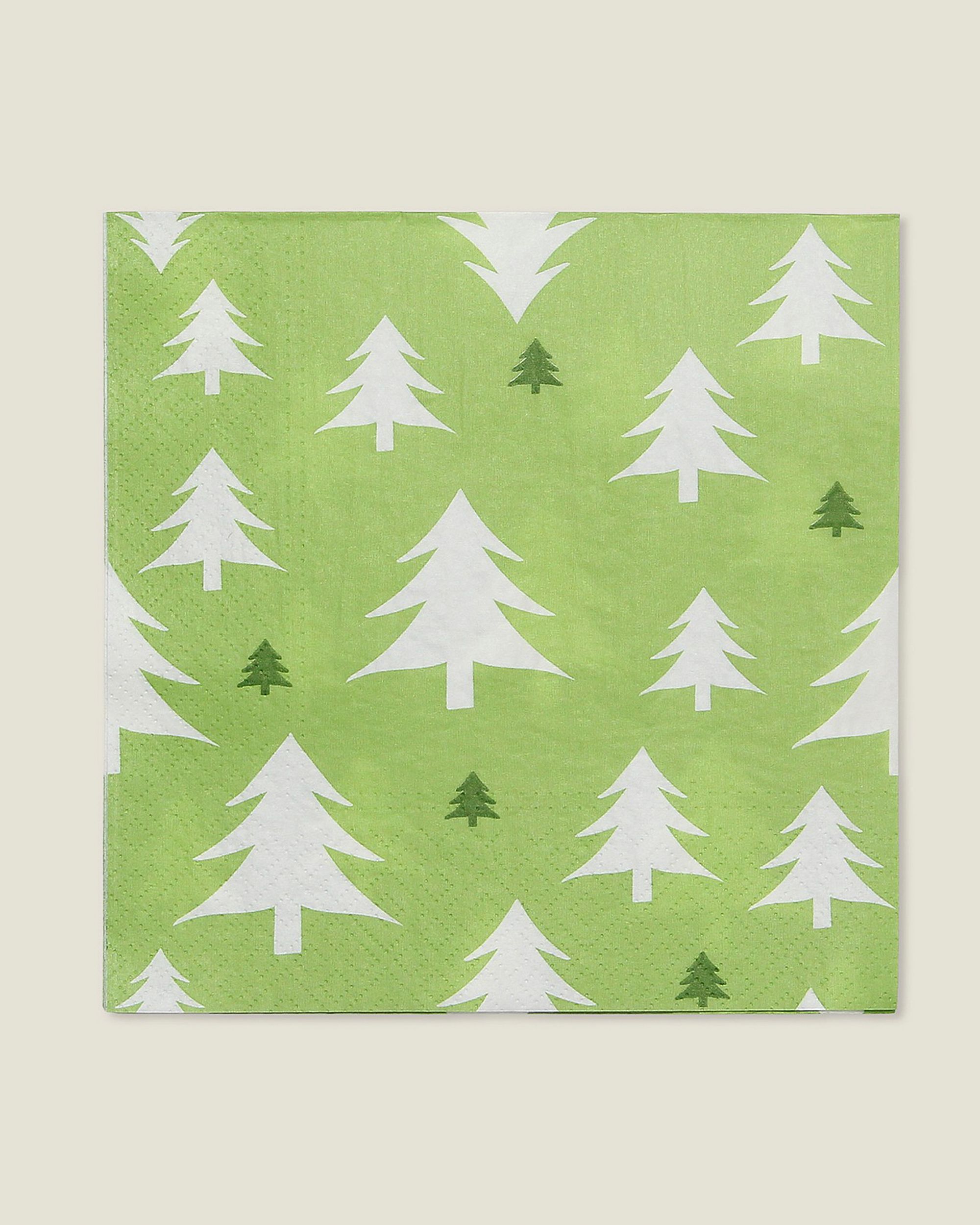Weihnachtsservietten Green Trees II 20 Stck.