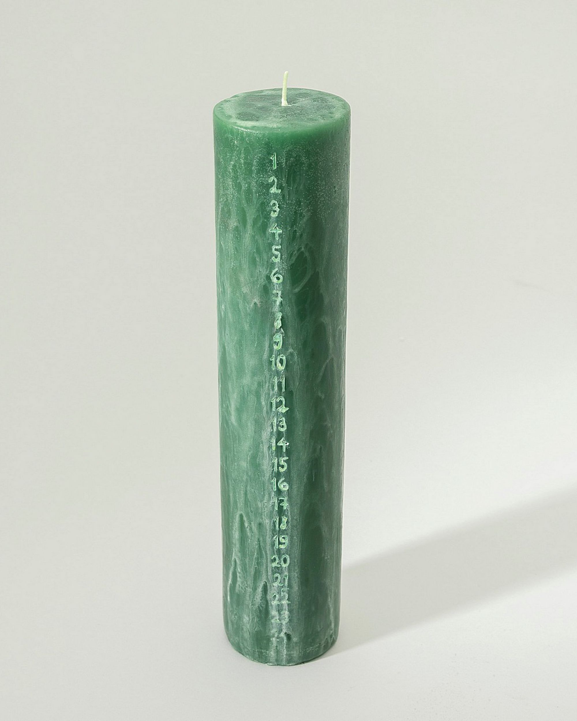 Adventkerze grün 25 cm
