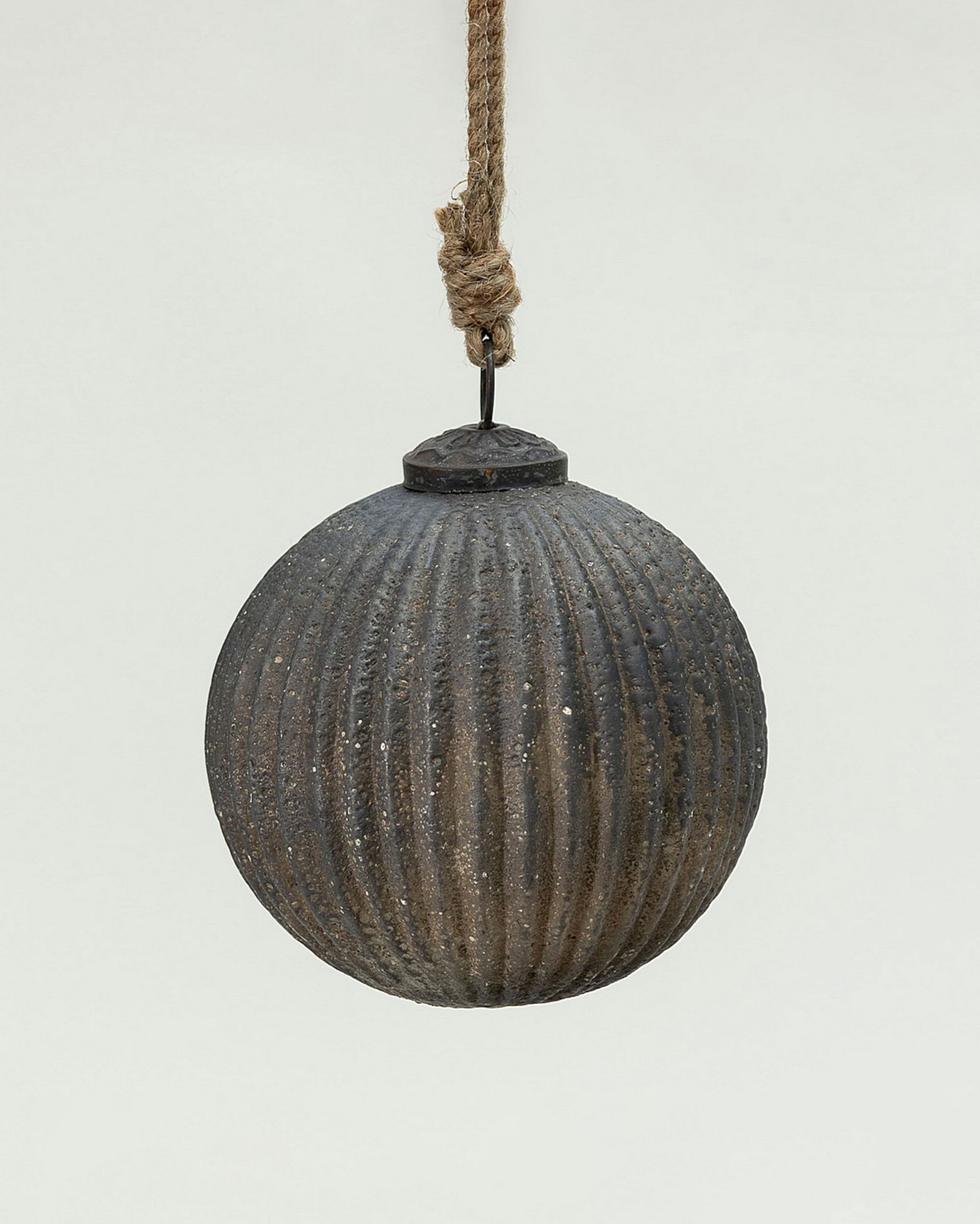 Glaskugel Rustic Black 10 cm