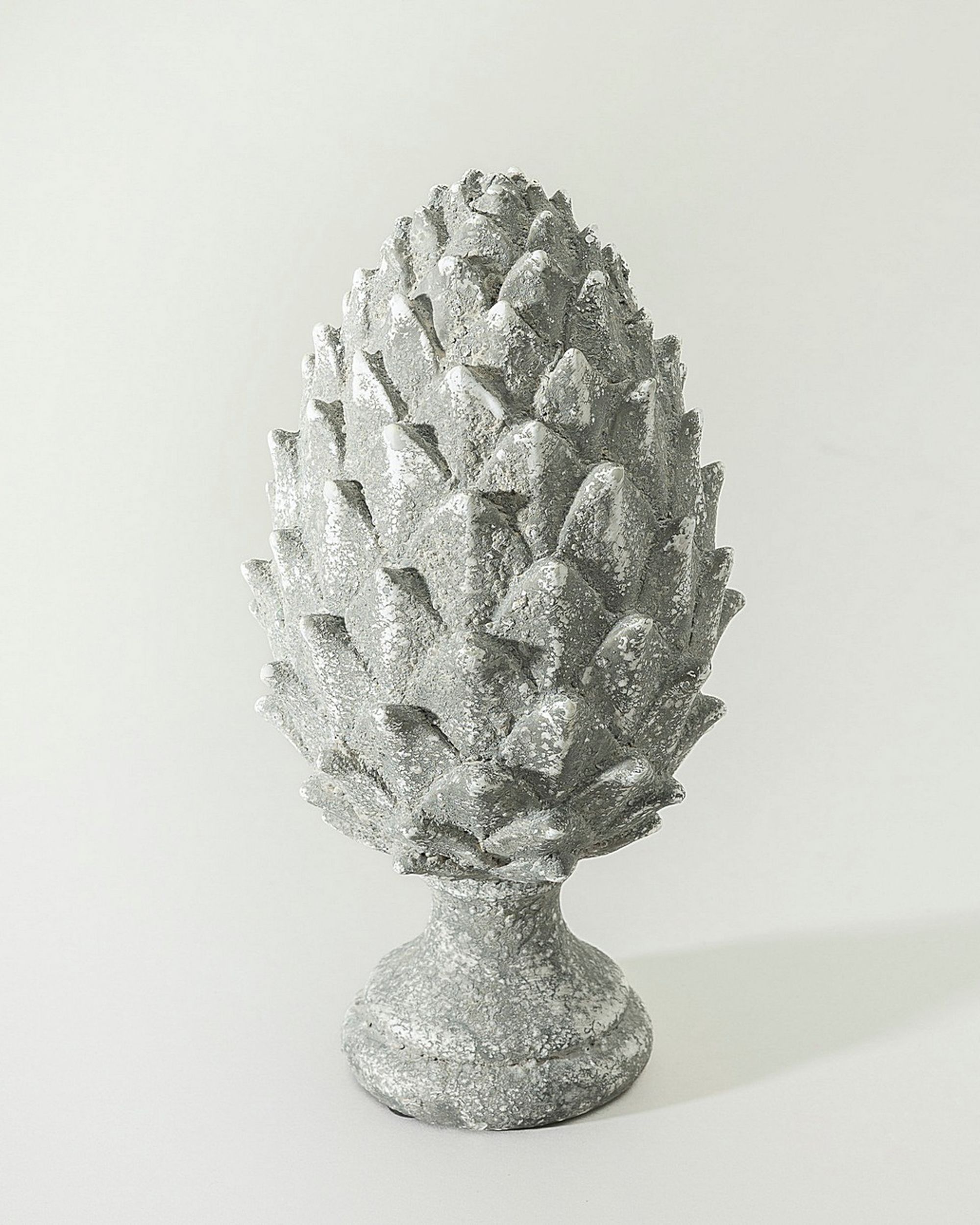 Dekoobjekt Pinecone Grey 15x15x30 cm