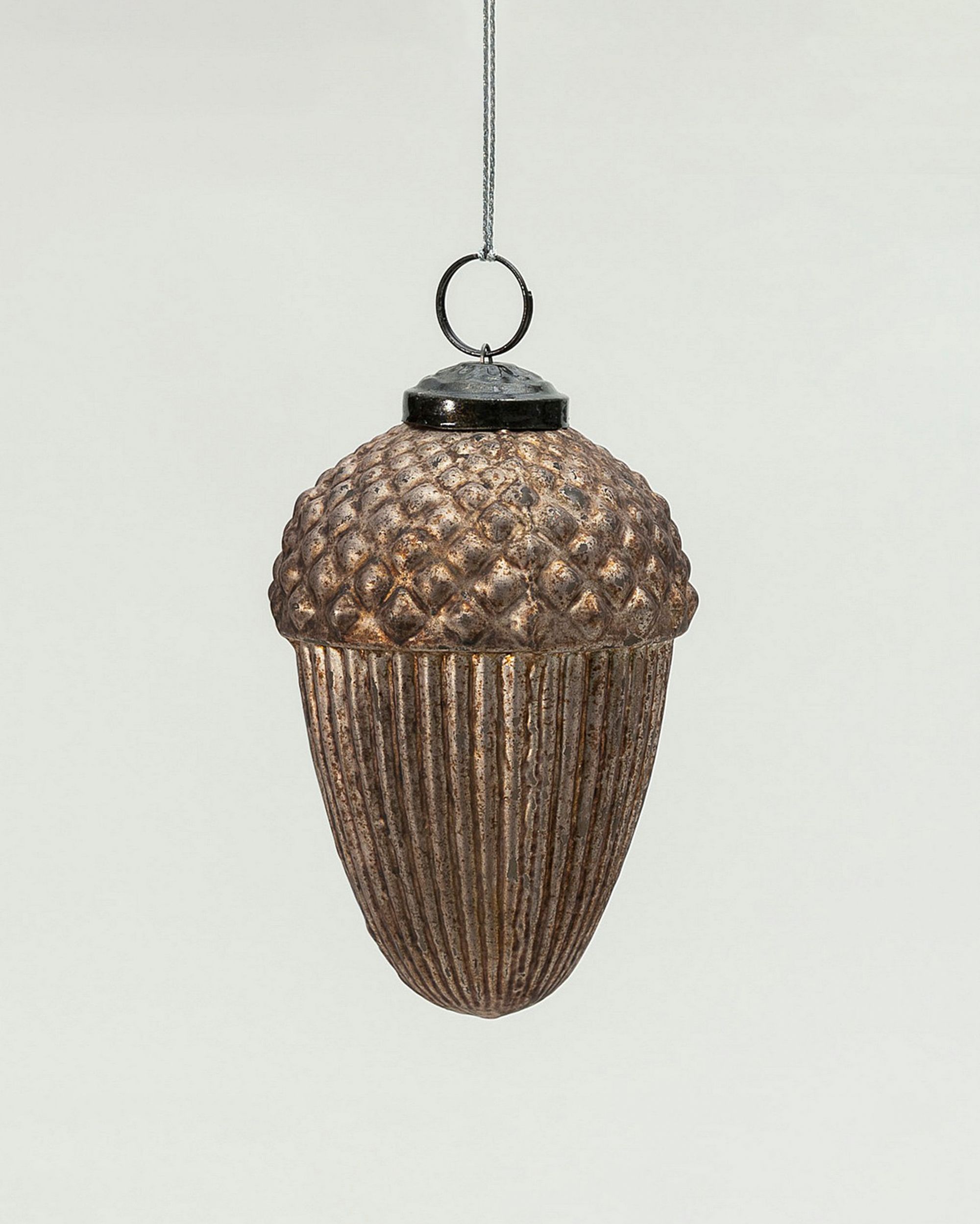 Glaskugel Acorn Gold 7x7x10 cm