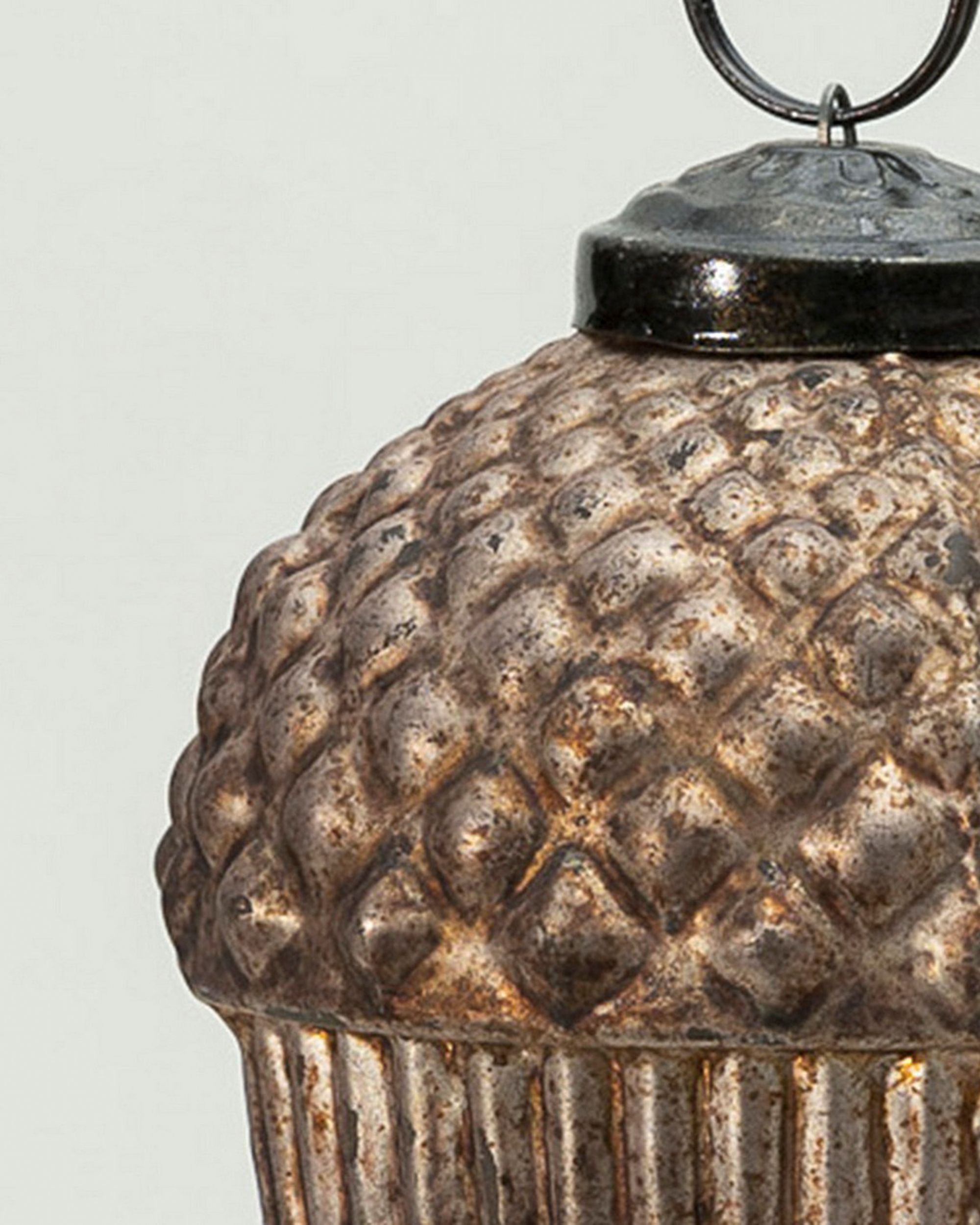 Glaskugel Acorn Gold 7x7x10 cm (hover)