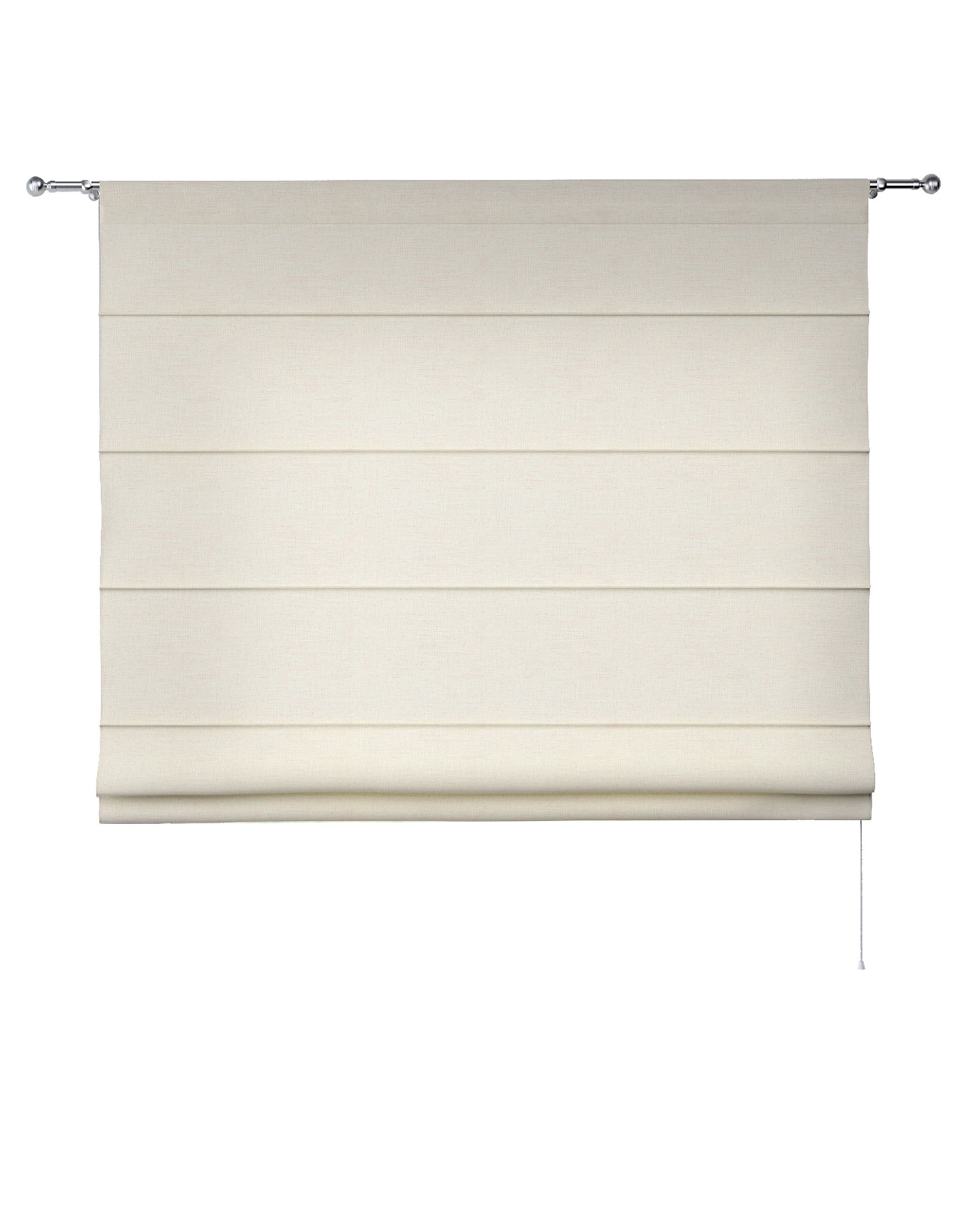 Raffrollo Torino Farbe creme Stoff strukturiert (hover)