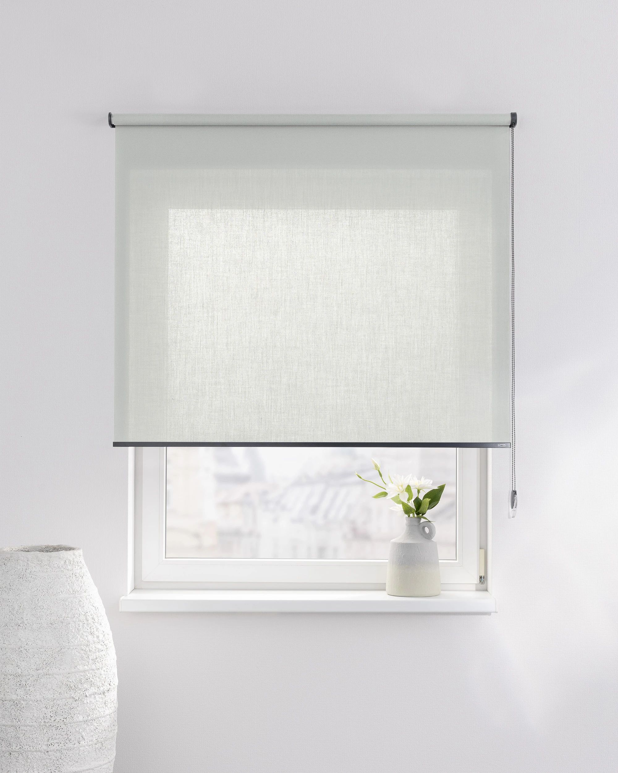 Rollo Classic Farbe gr&uuml;n Stoff halbtransparent (hover)