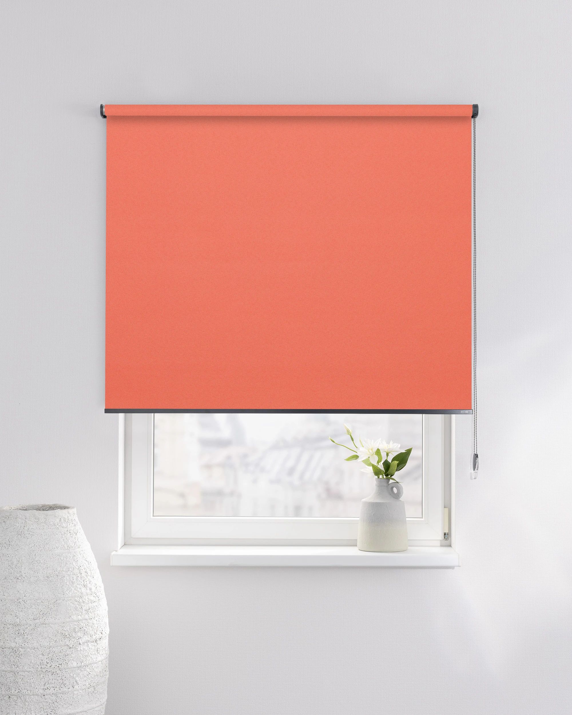Rollo Classic Farbe orange Stoff verdunkelnd (hover)