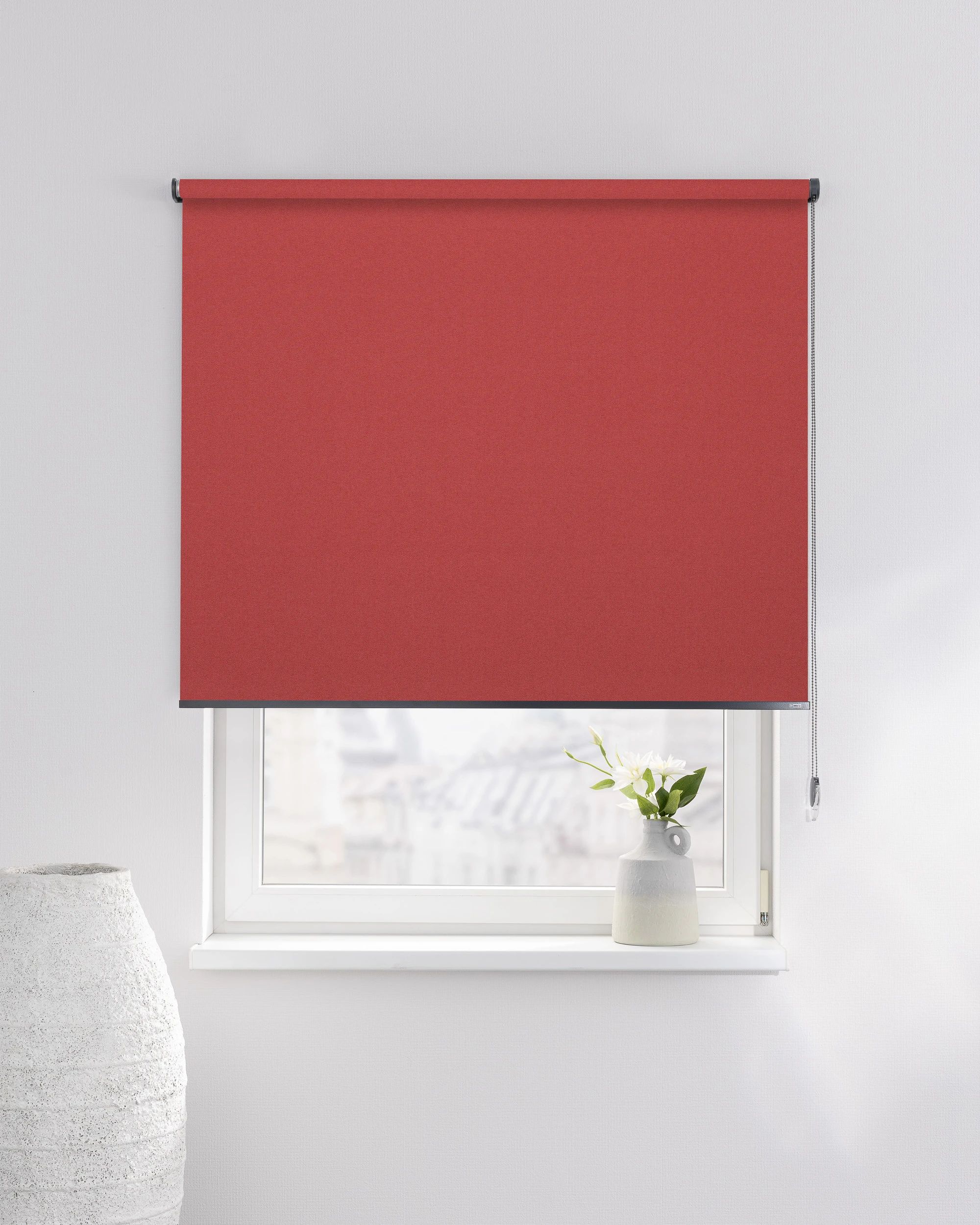 Rollo Classic Farbe bordeaux Stoff verdunkelnd (hover)