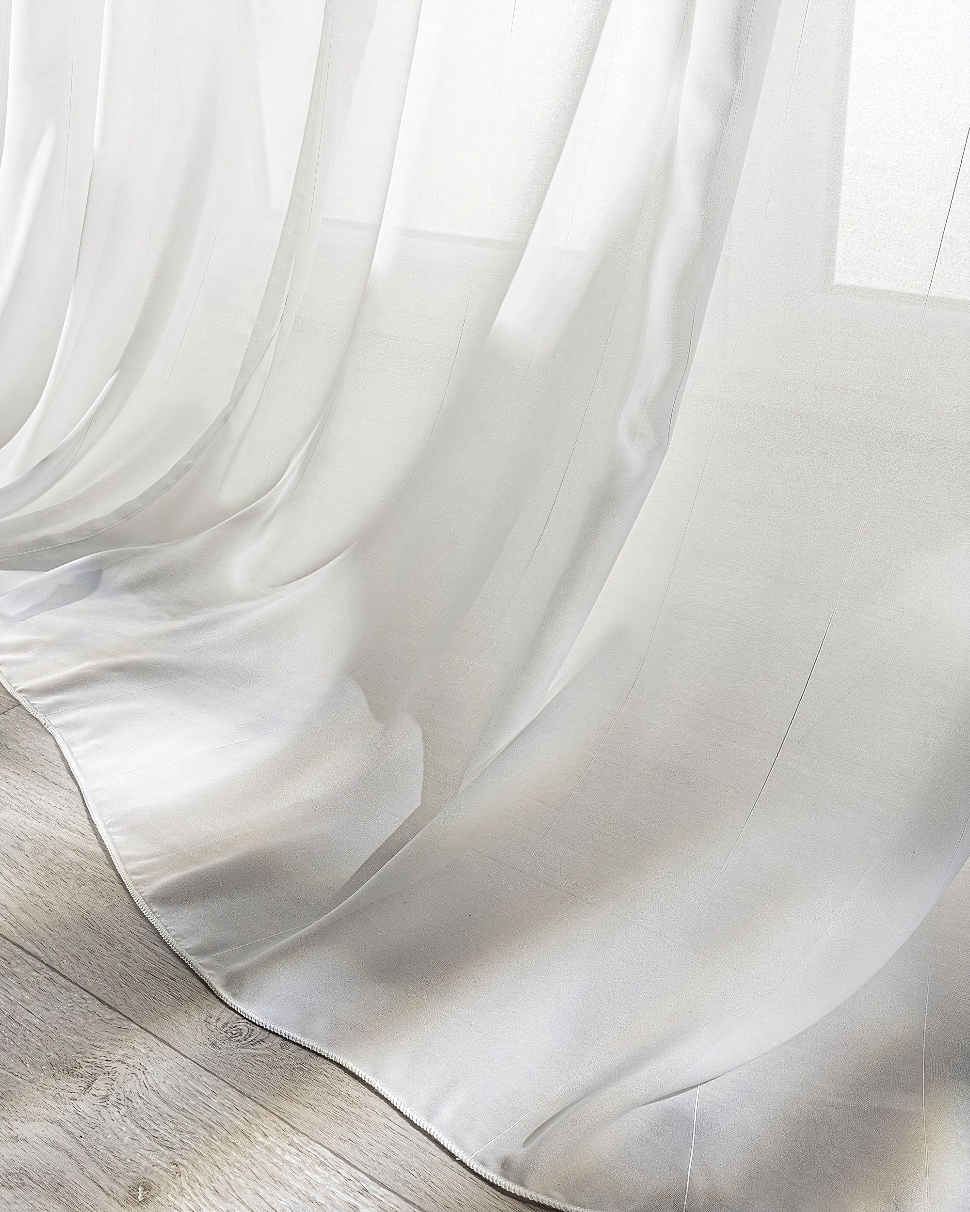 Schlaufenschal Farbe creme Stoff halbtransparent, strukturiert, gemustert