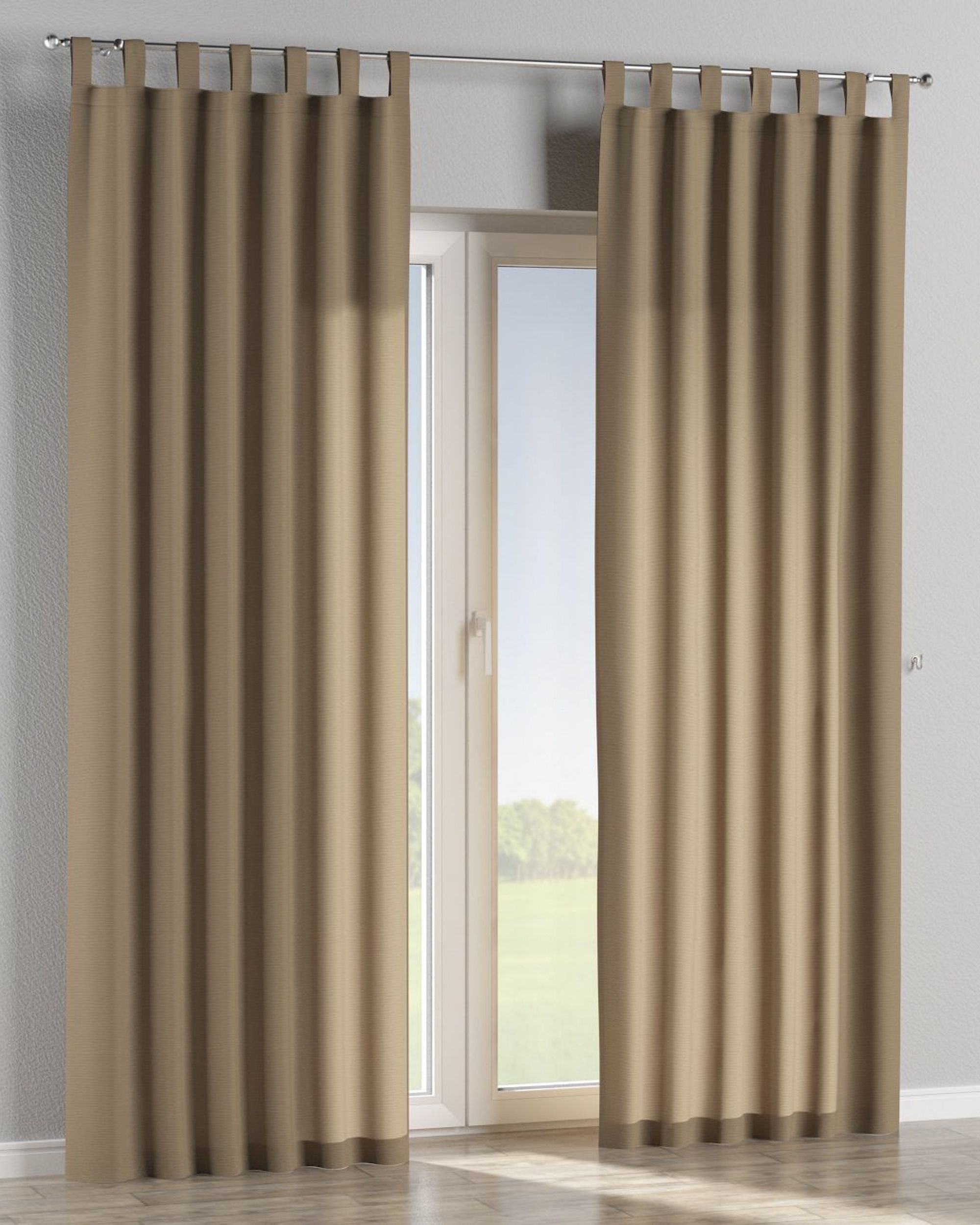 Schlaufenschal Farbe beige
