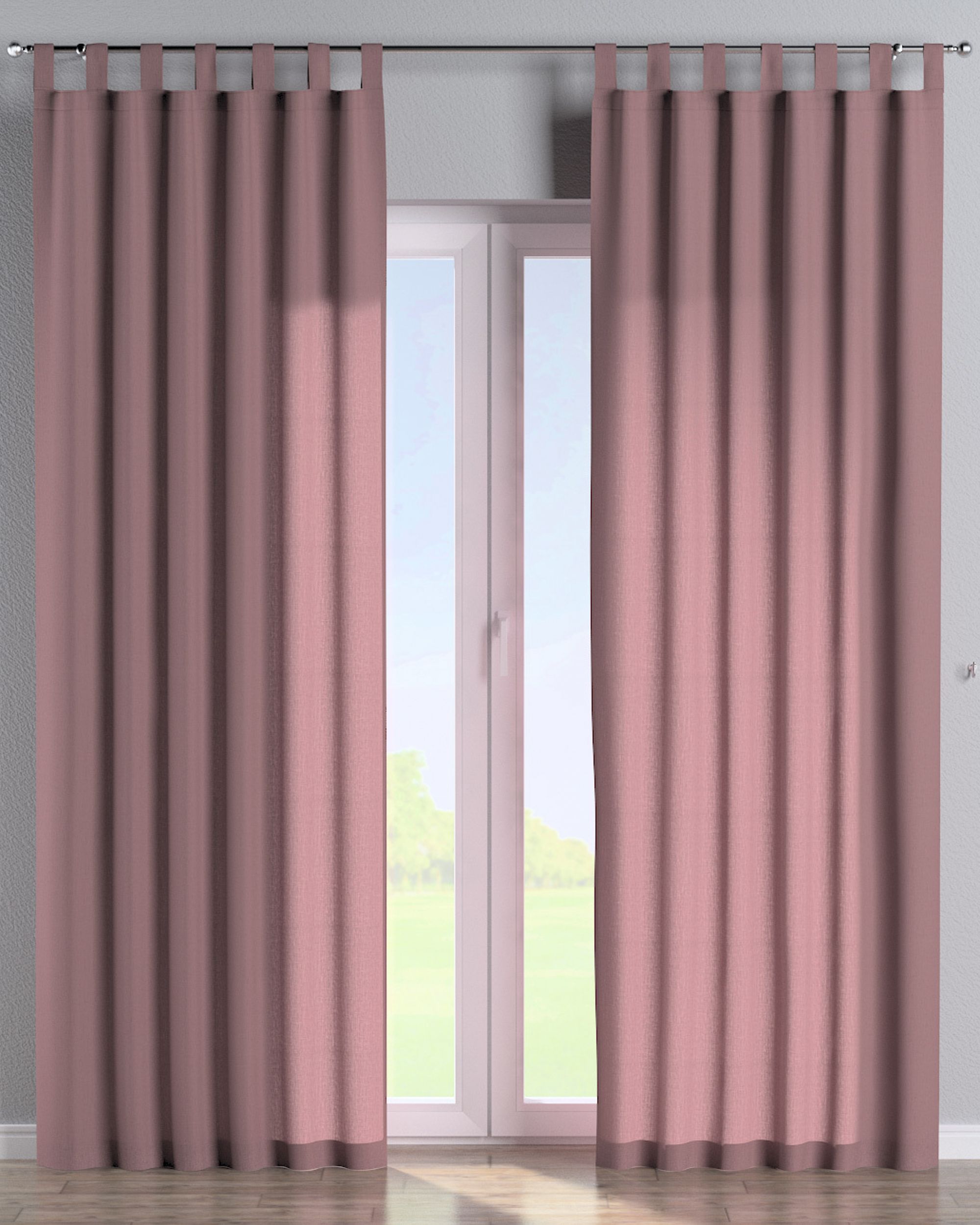 Schlaufenschal Farbe rosa Stoff halbtransparent, strukturiert