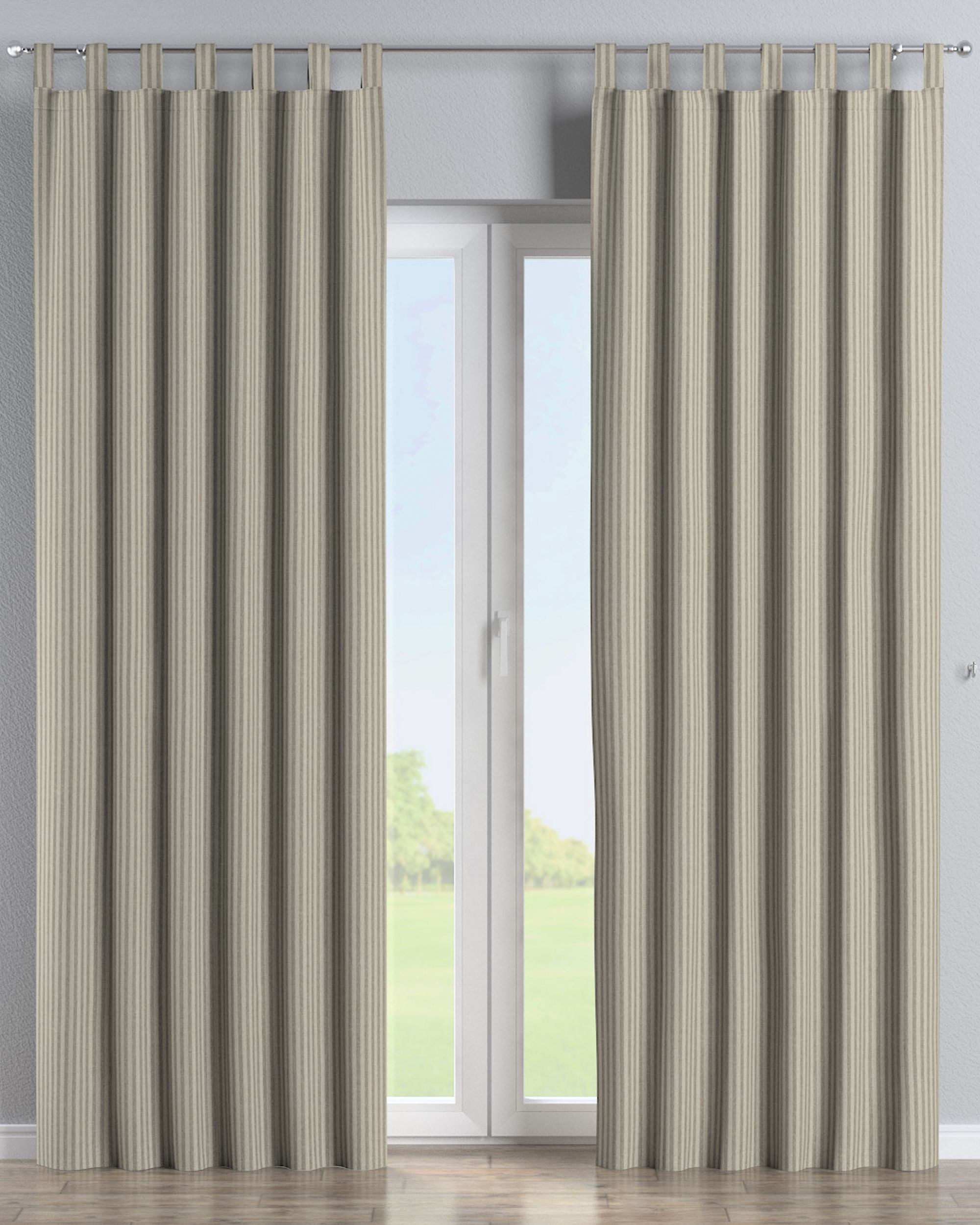 Schlaufenschal Farbe beige Stoff outdoor, strukturiert, gemustert