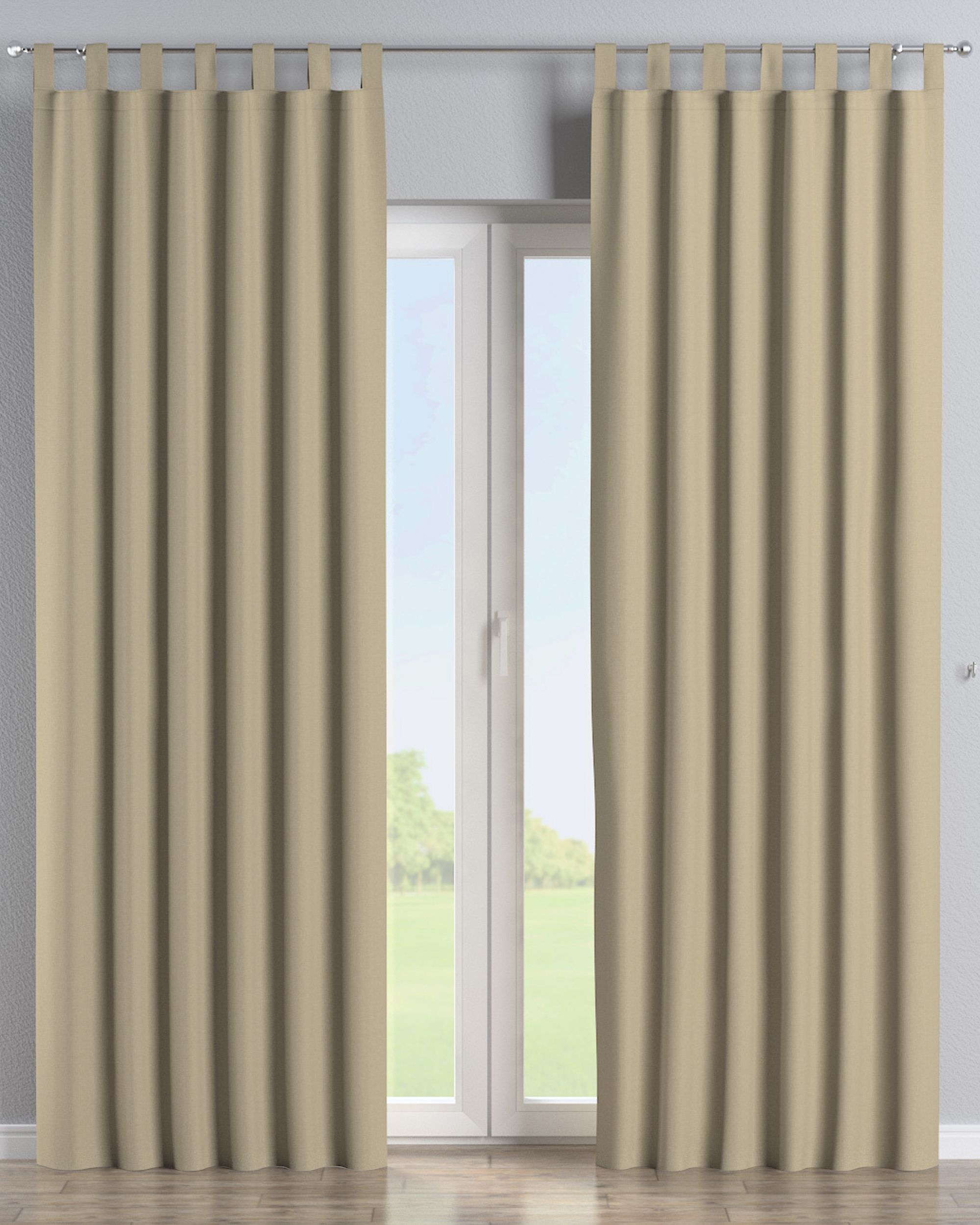 Schlaufenschal Farbe beige Stoff outdoor, strukturiert