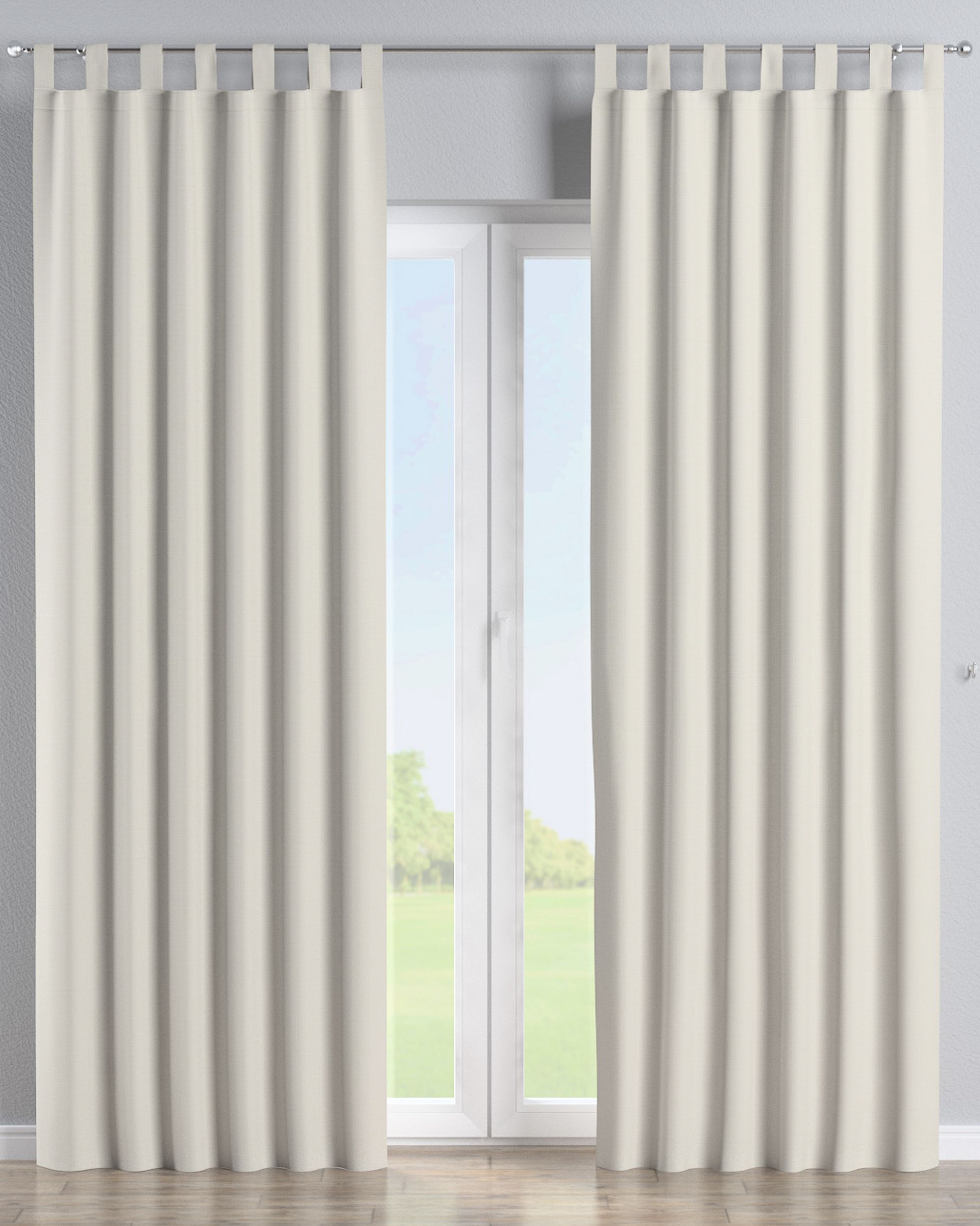 Schlaufenschal Farbe creme Stoff outdoor, strukturiert