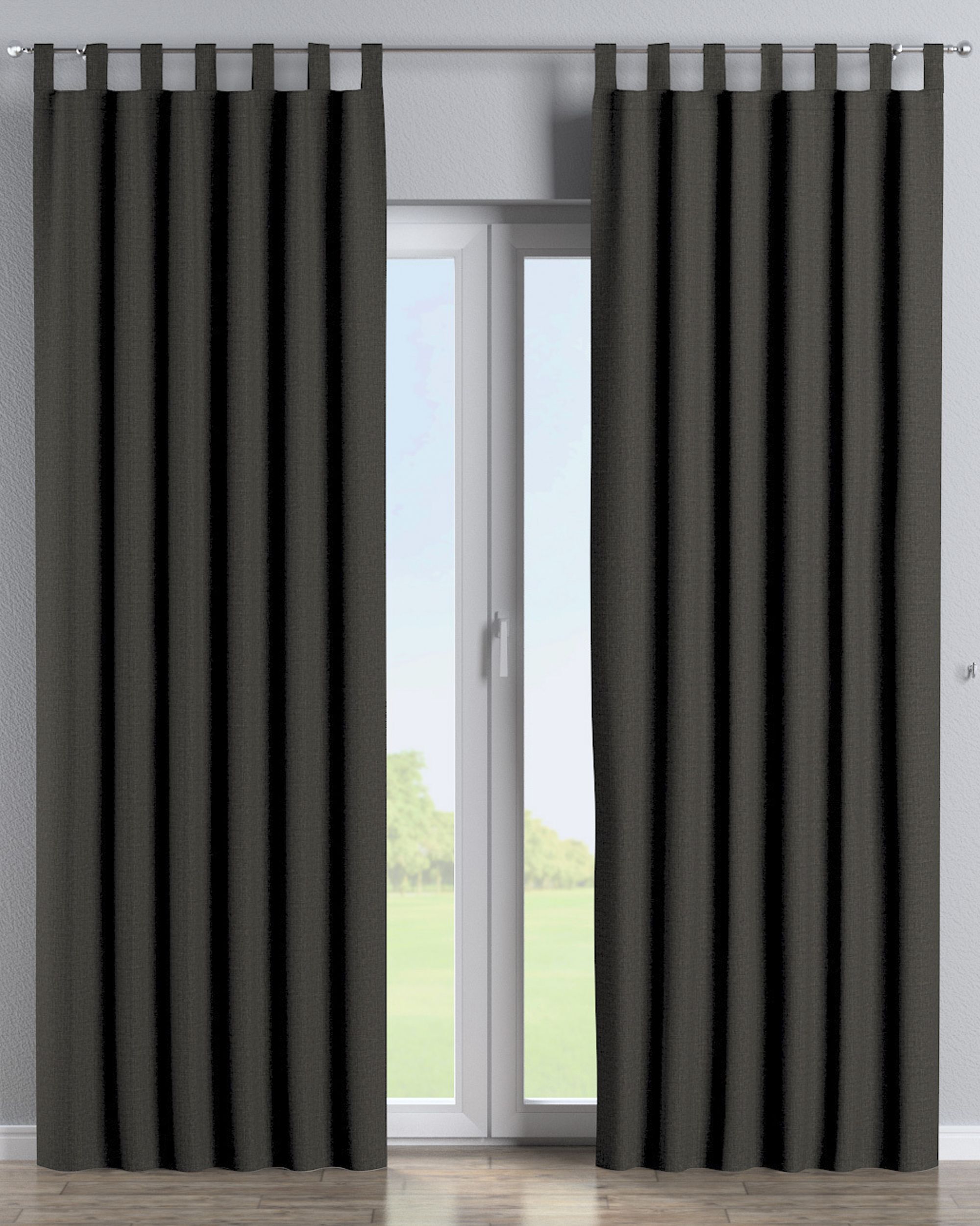 Schlaufenschal Farbe braun Stoff outdoor, strukturiert
