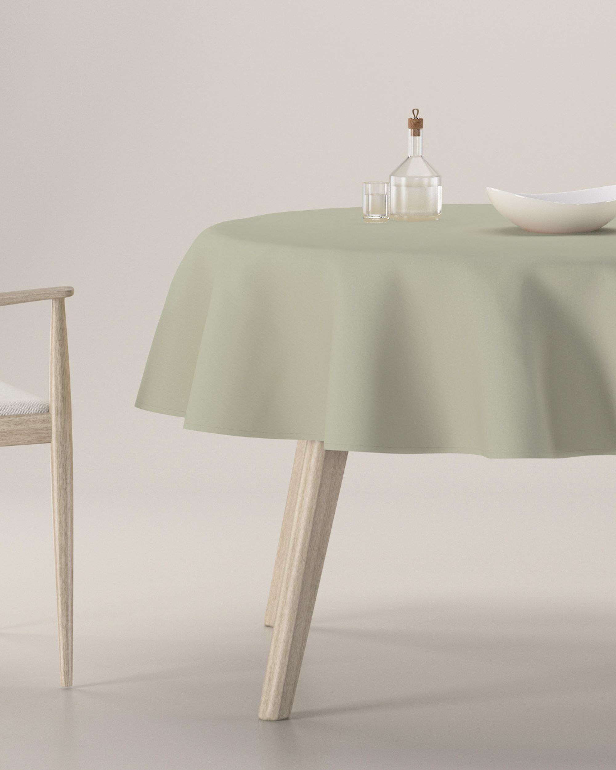 Runde Tischdecke Farbe grün