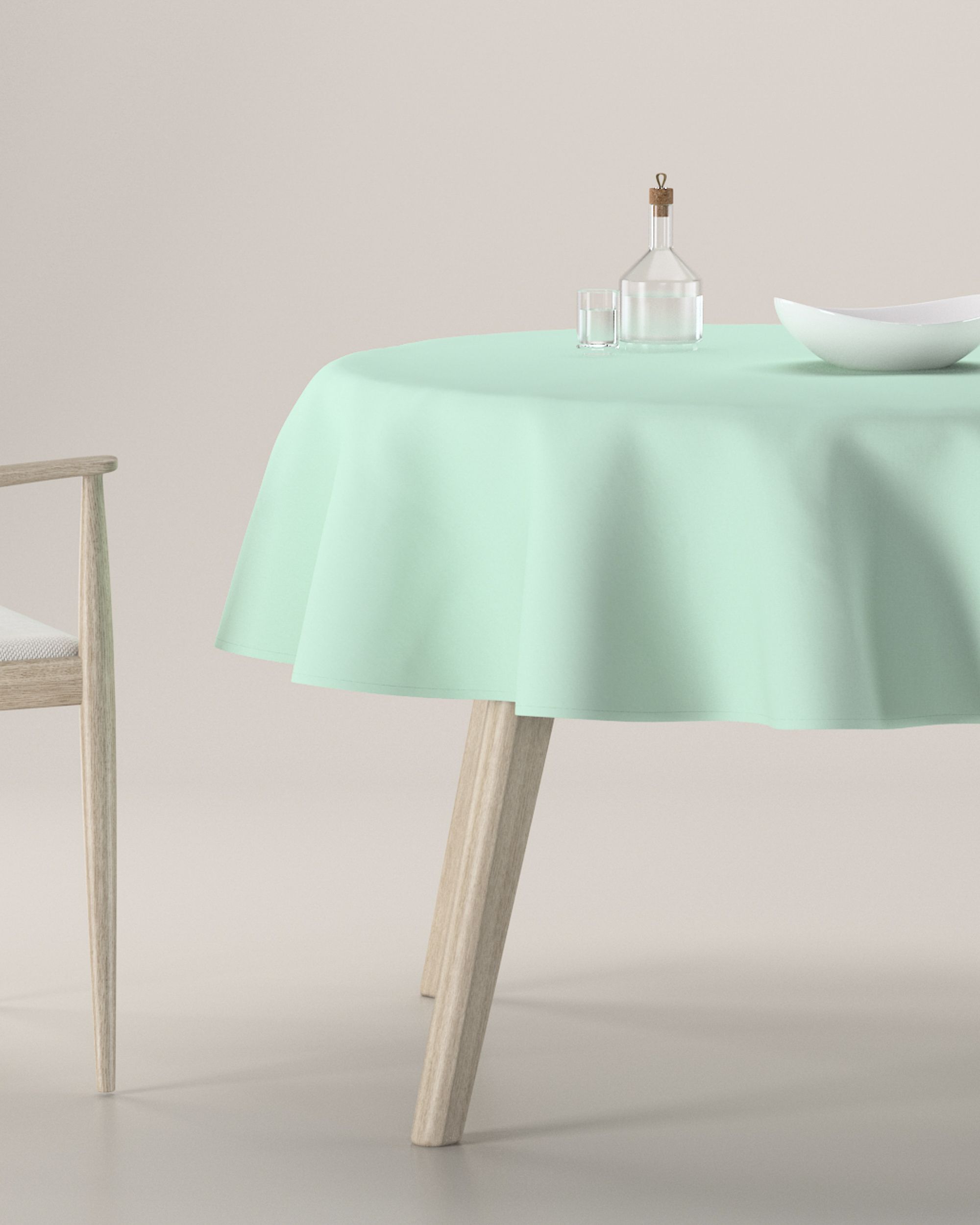 Runde Tischdecke Farbe grün