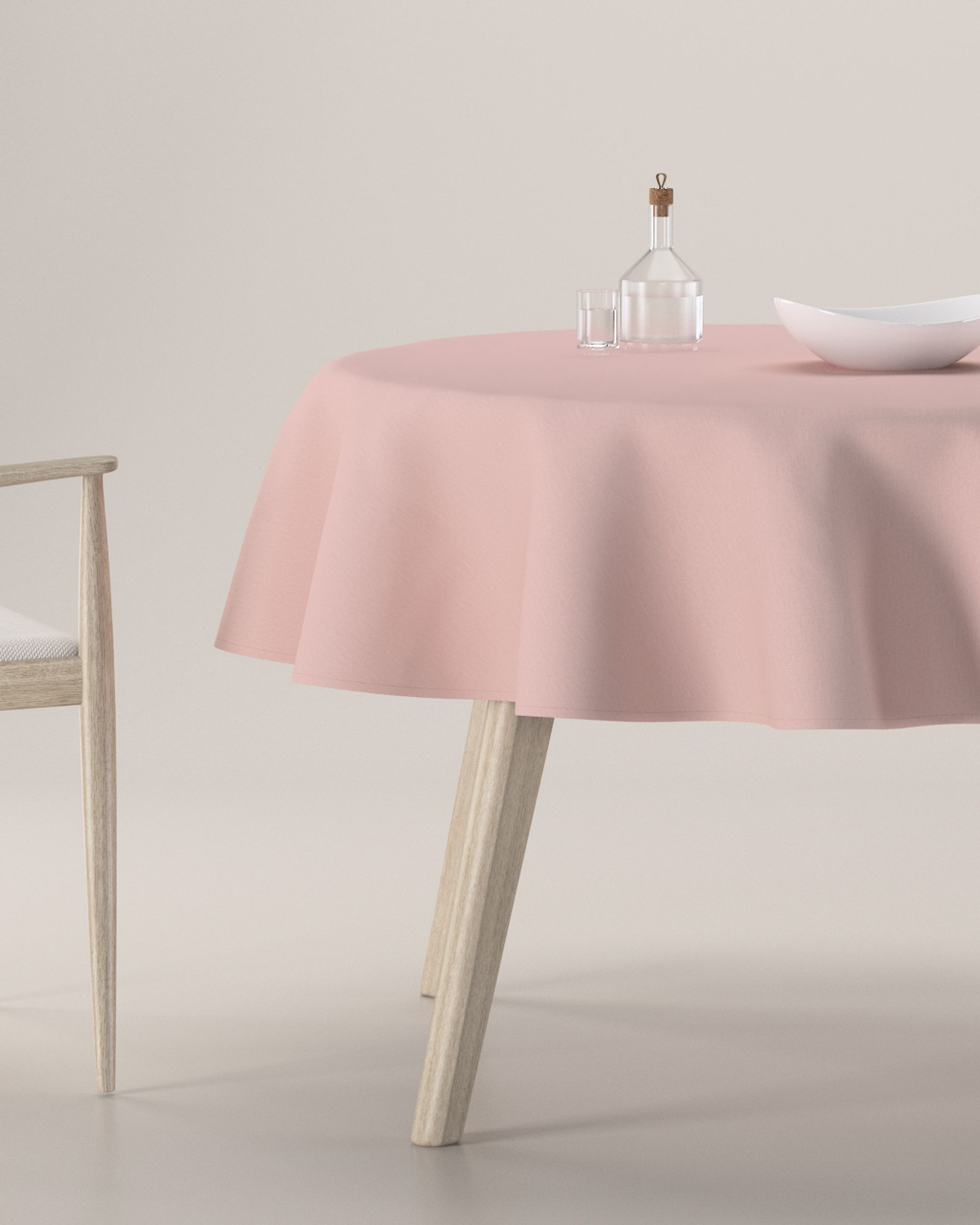 Runde Tischdecke Farbe rosa