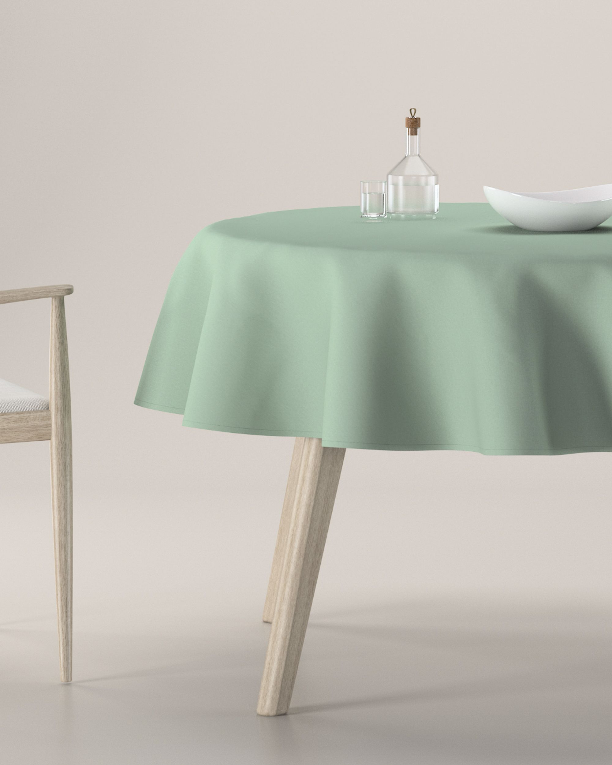 Runde Tischdecke Farbe grün
