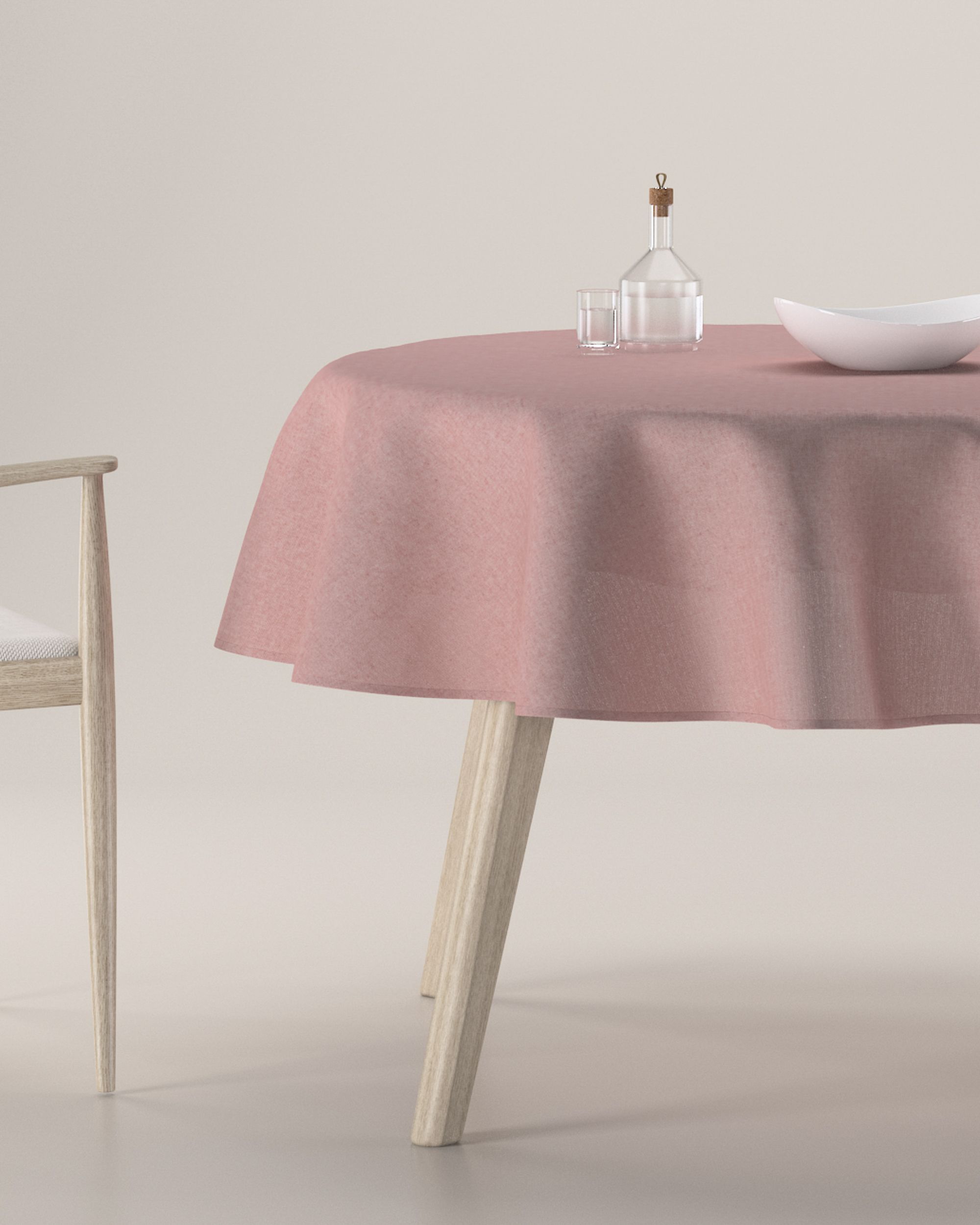 Runde Tischdecke Farbe rot