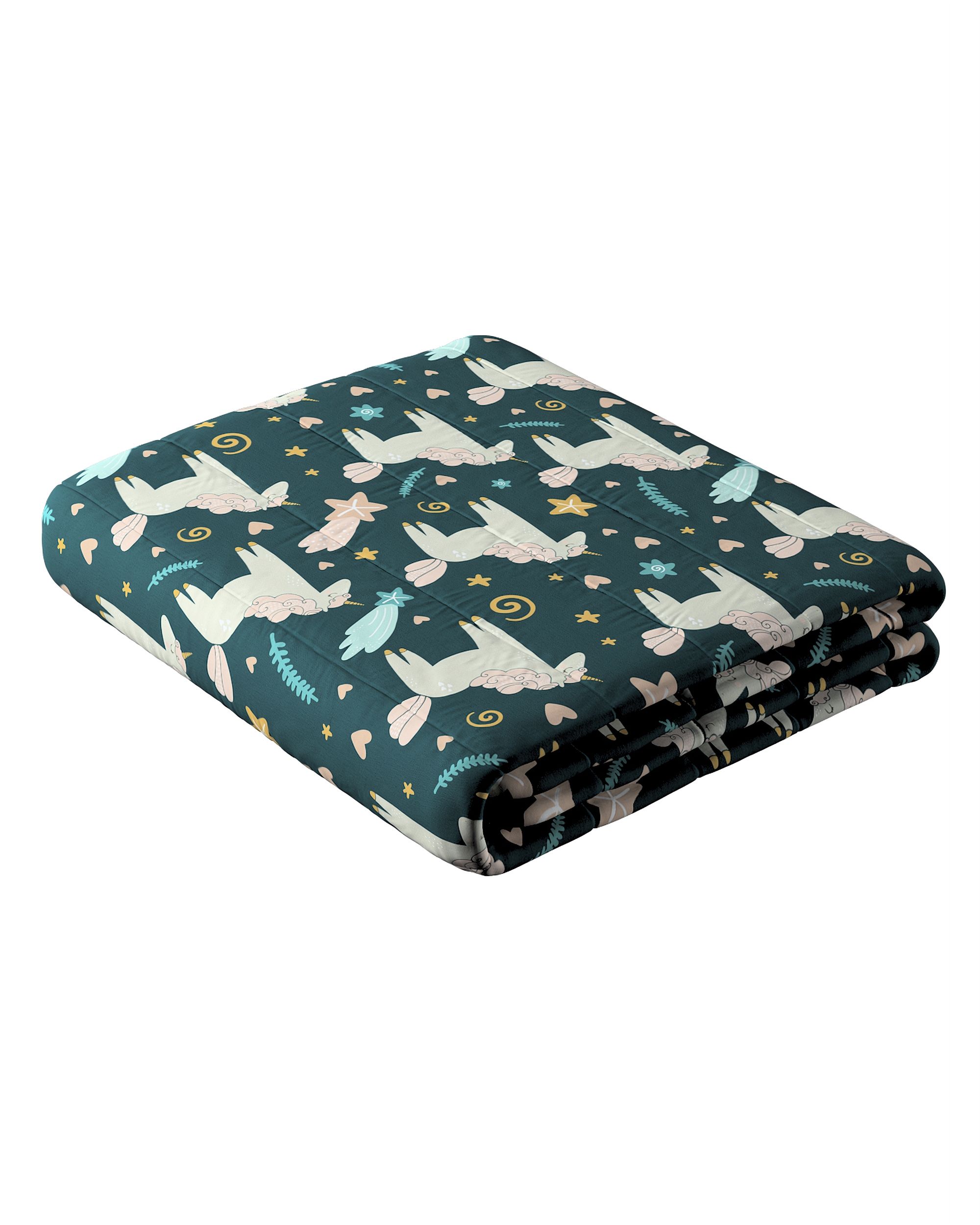 Tagesdecke mit Streifen-Steppung Farbe braun Stoff gemustert