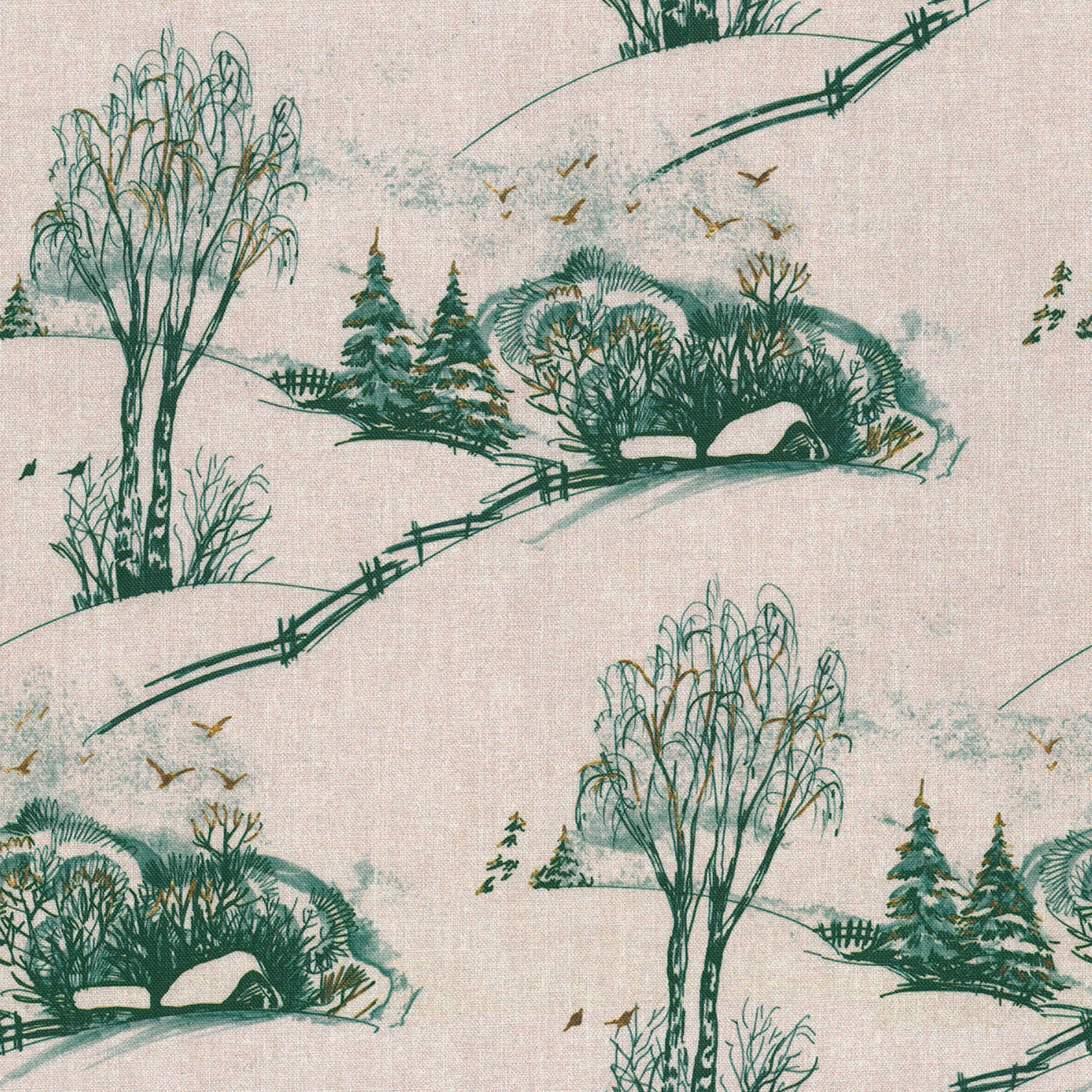 Christmas 629-44 beige-grün